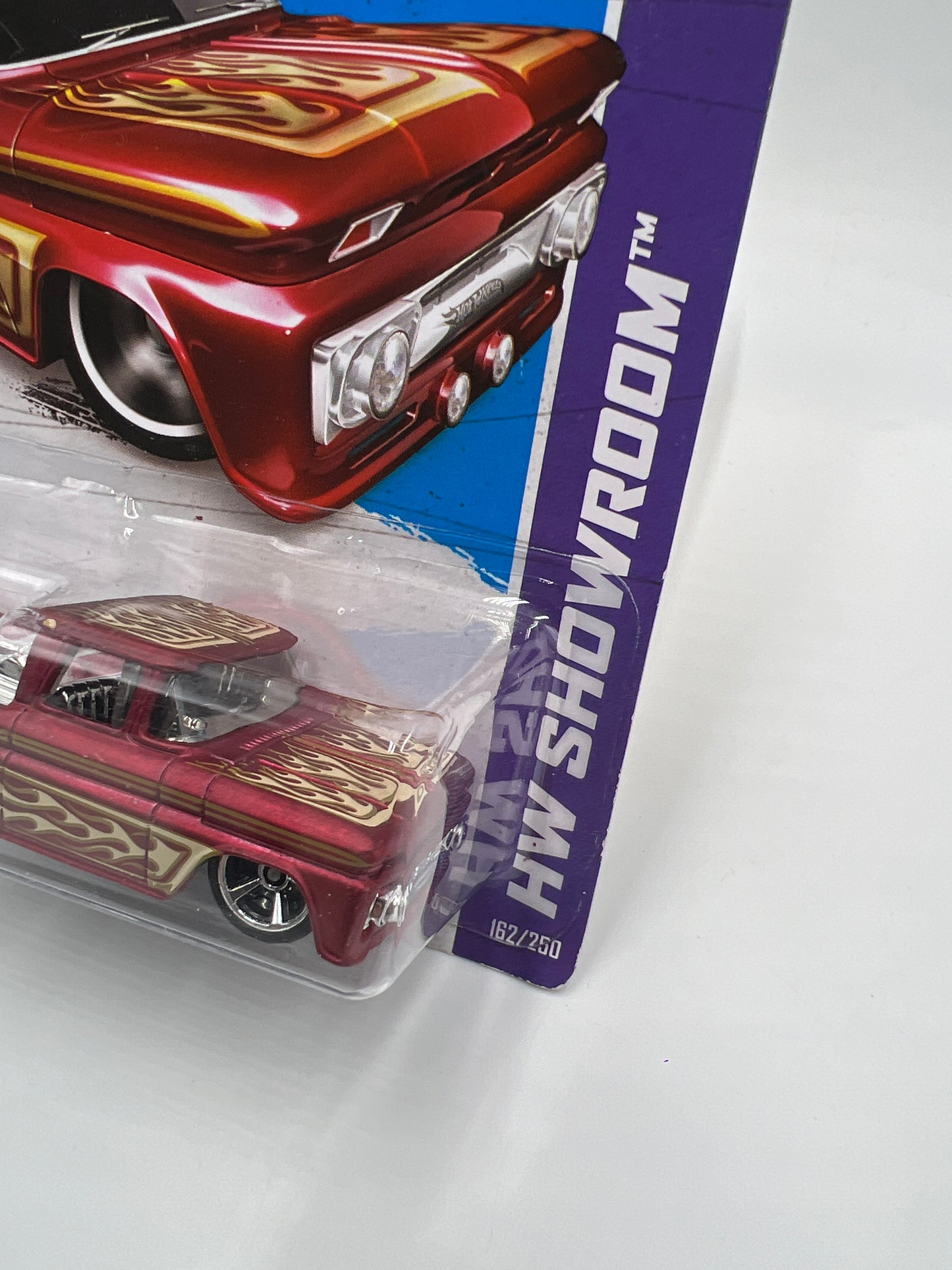 2013 Hot Wheels Showroom #162 Custom 62 Chevy Satin Red