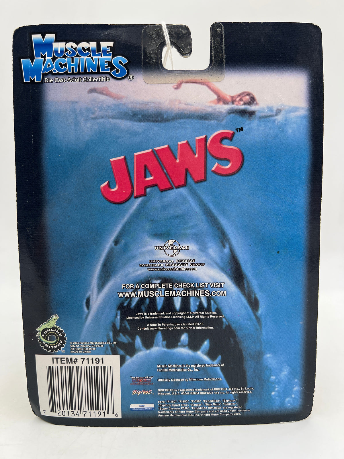 Muscle Machines Jaws Bigfoot White