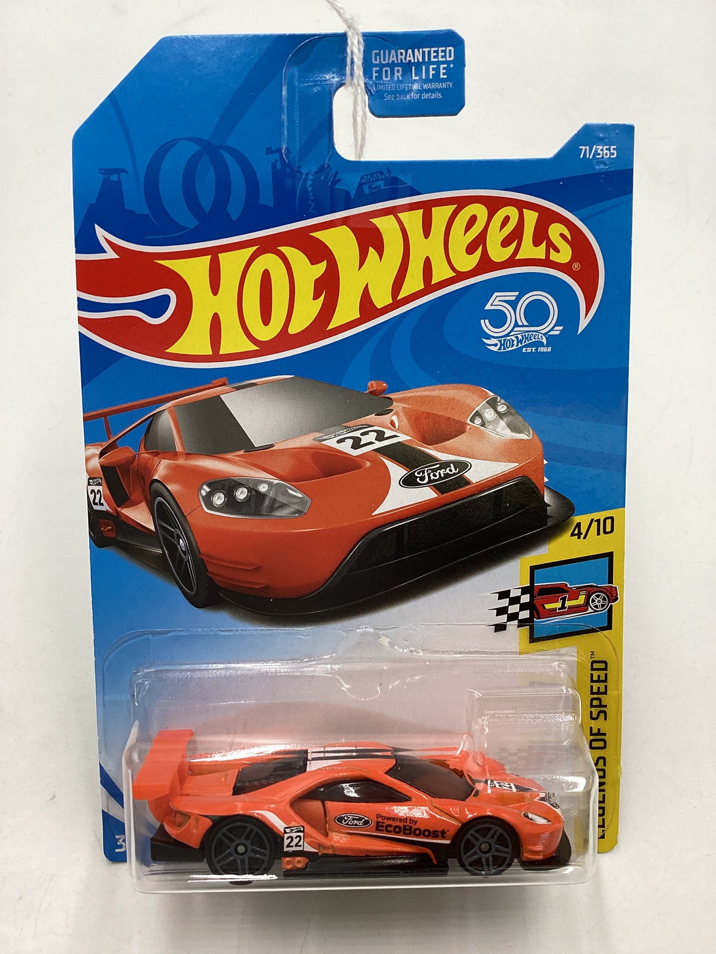 2018 Hot Wheels #071 2016 Ford GT Race Orange 19i