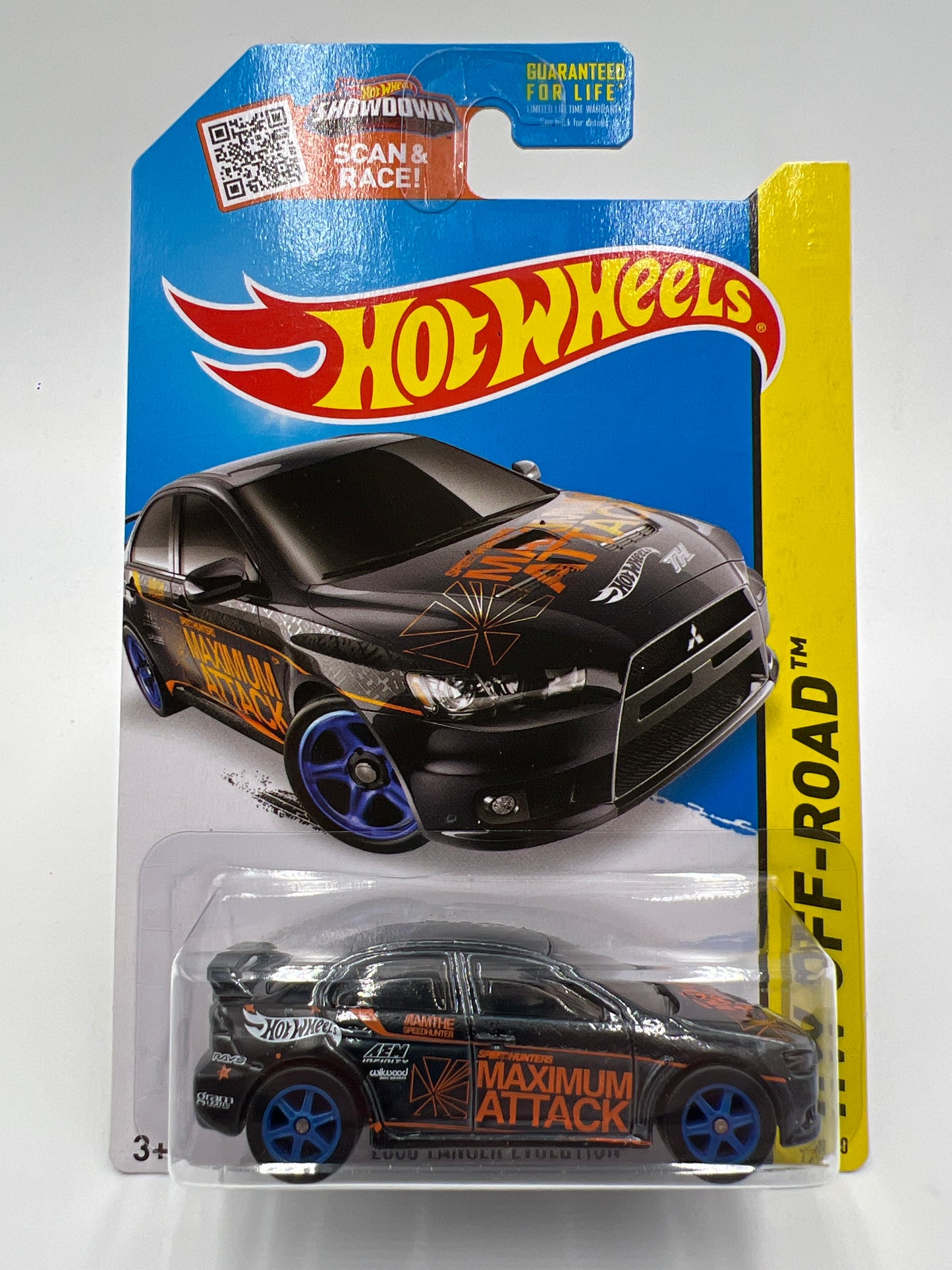 2015 Hot Wheels Super Treasure Hunt #77 2008 Lancer Evolution W/Protector