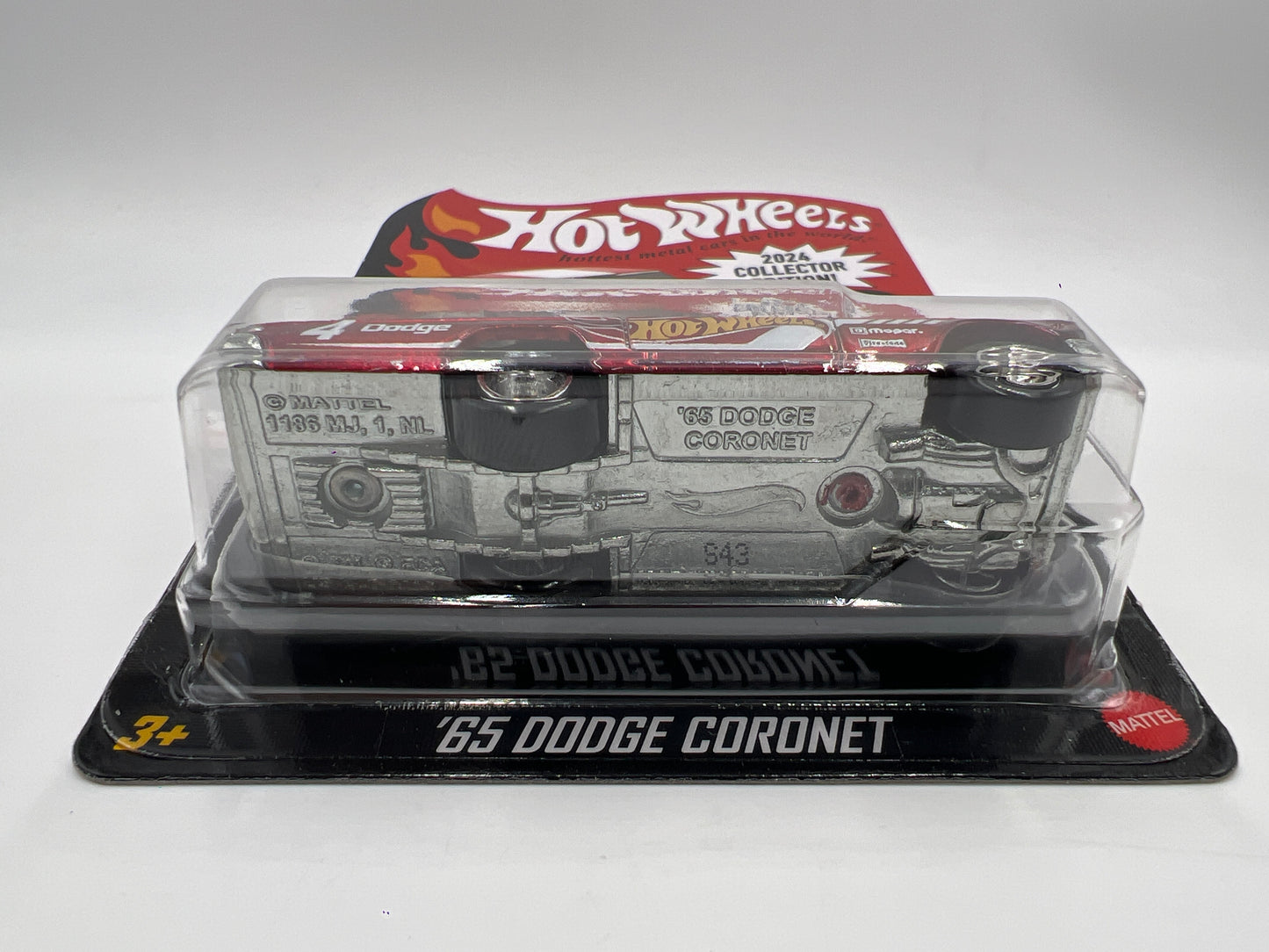 2024 Hot Wheels RLC Collector Edition Mail In #4 65 Dodge Coronet Red W/Protector