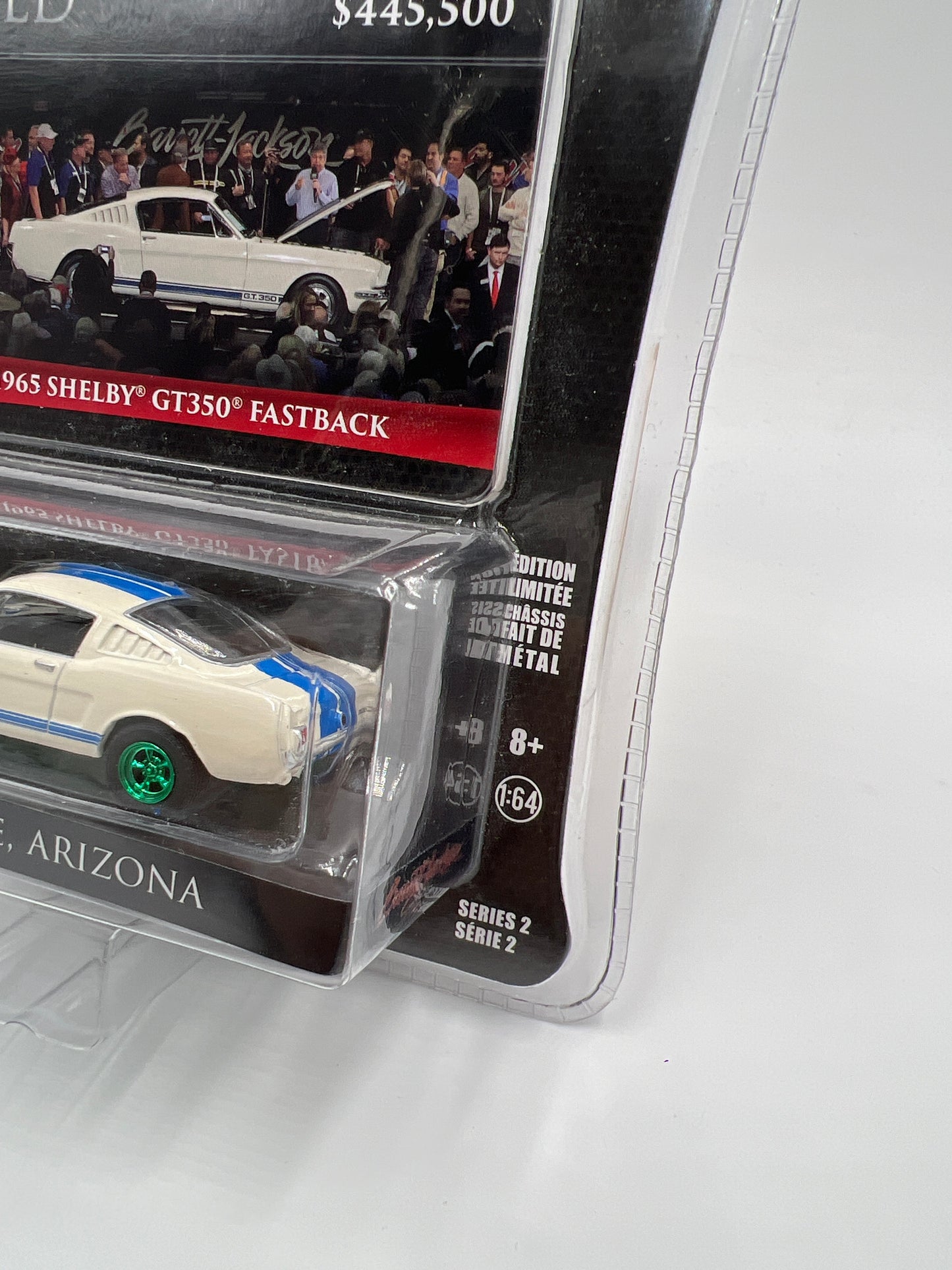 Greenlight Barrett Jackson Series 2 CHASE 1965 Shelby GT350 Fastback White