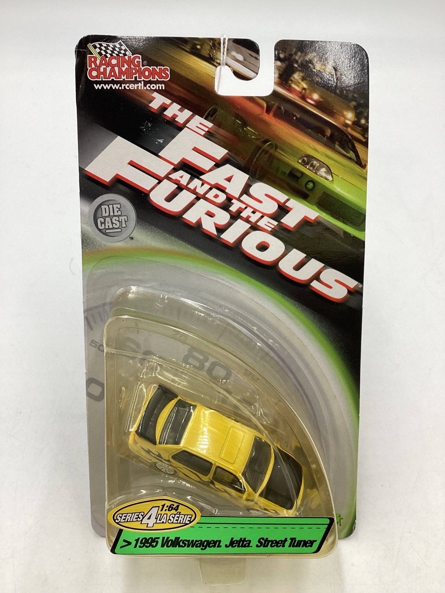 2003 Racing Champions The Fast and Furious 1995 Volkswagen Jetta Street Tuner Yellow