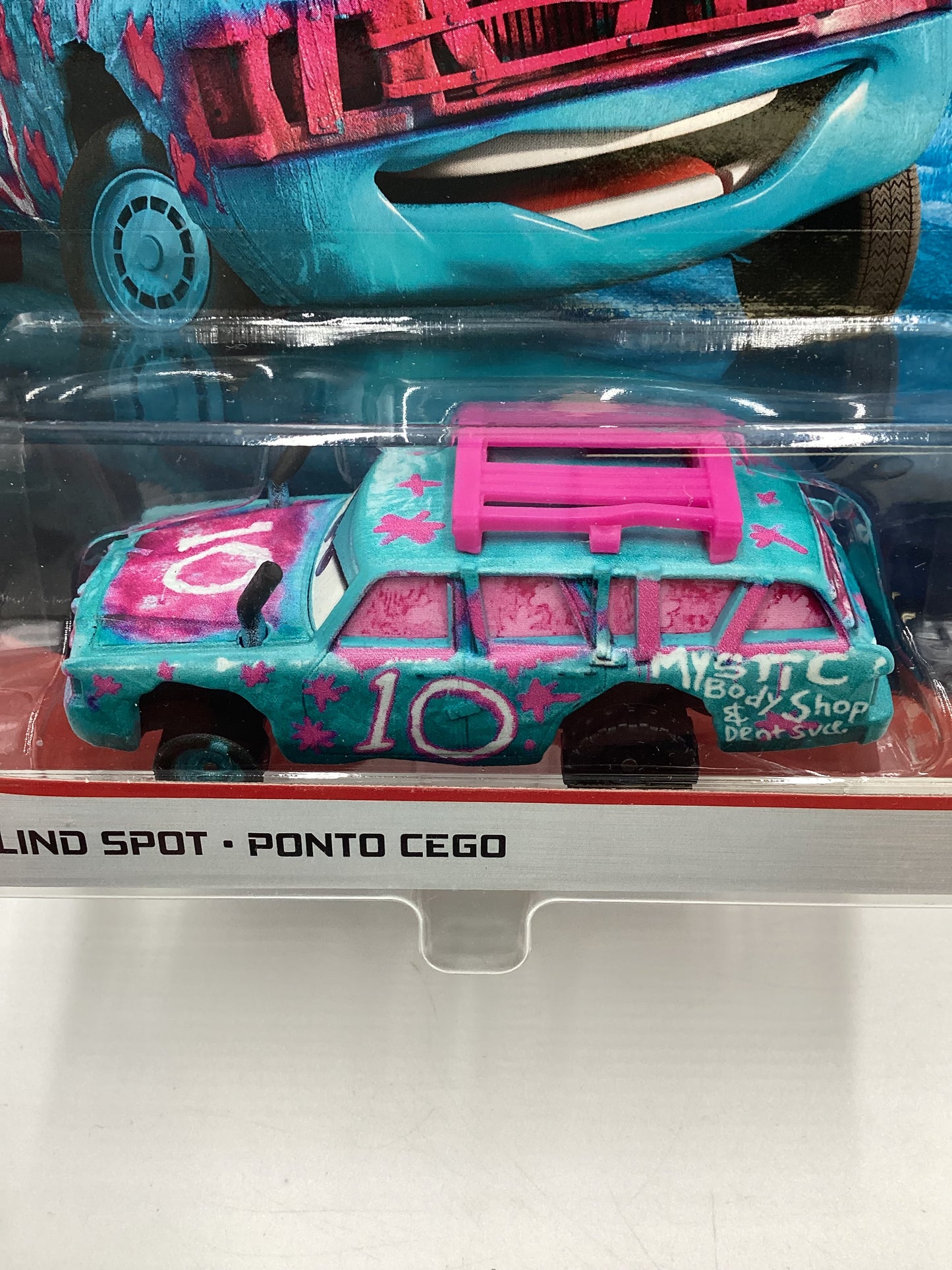 Disney Pixar Cars Thunder Hollow Blind Spot Blue/Pink VHTF