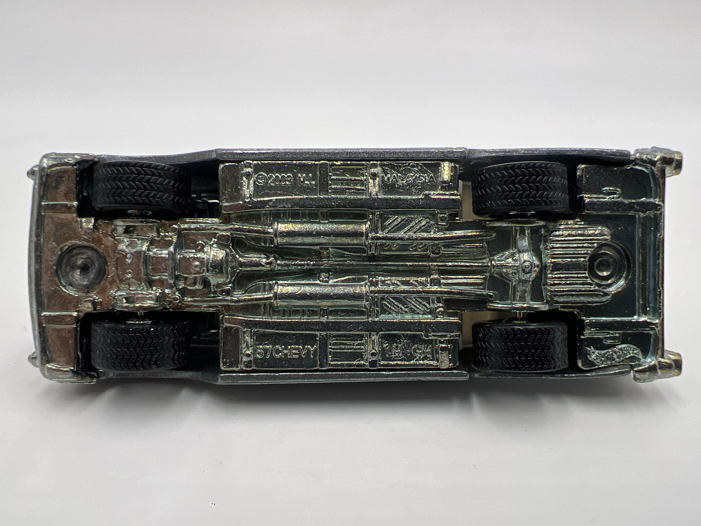 Hot Wheels 1/64 Premium Ultra Hots 57 Chevy Bel Air Gray Loose