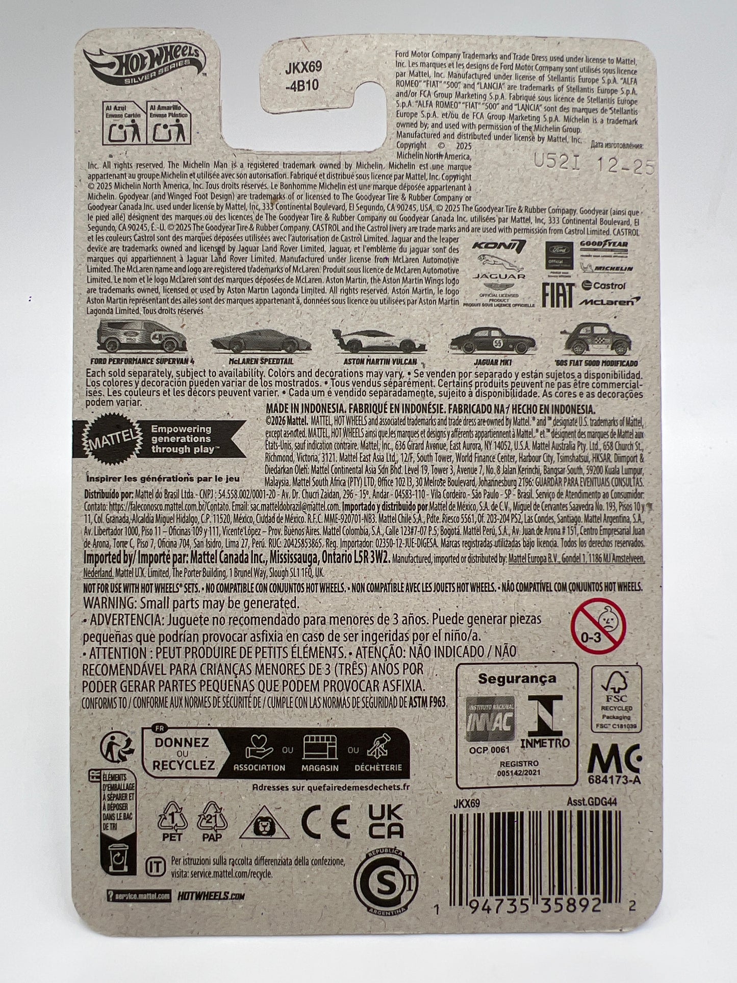 2026 Hot Wheels Silver Series Summit Surge #4 Jaguar MK1 Black 151E
