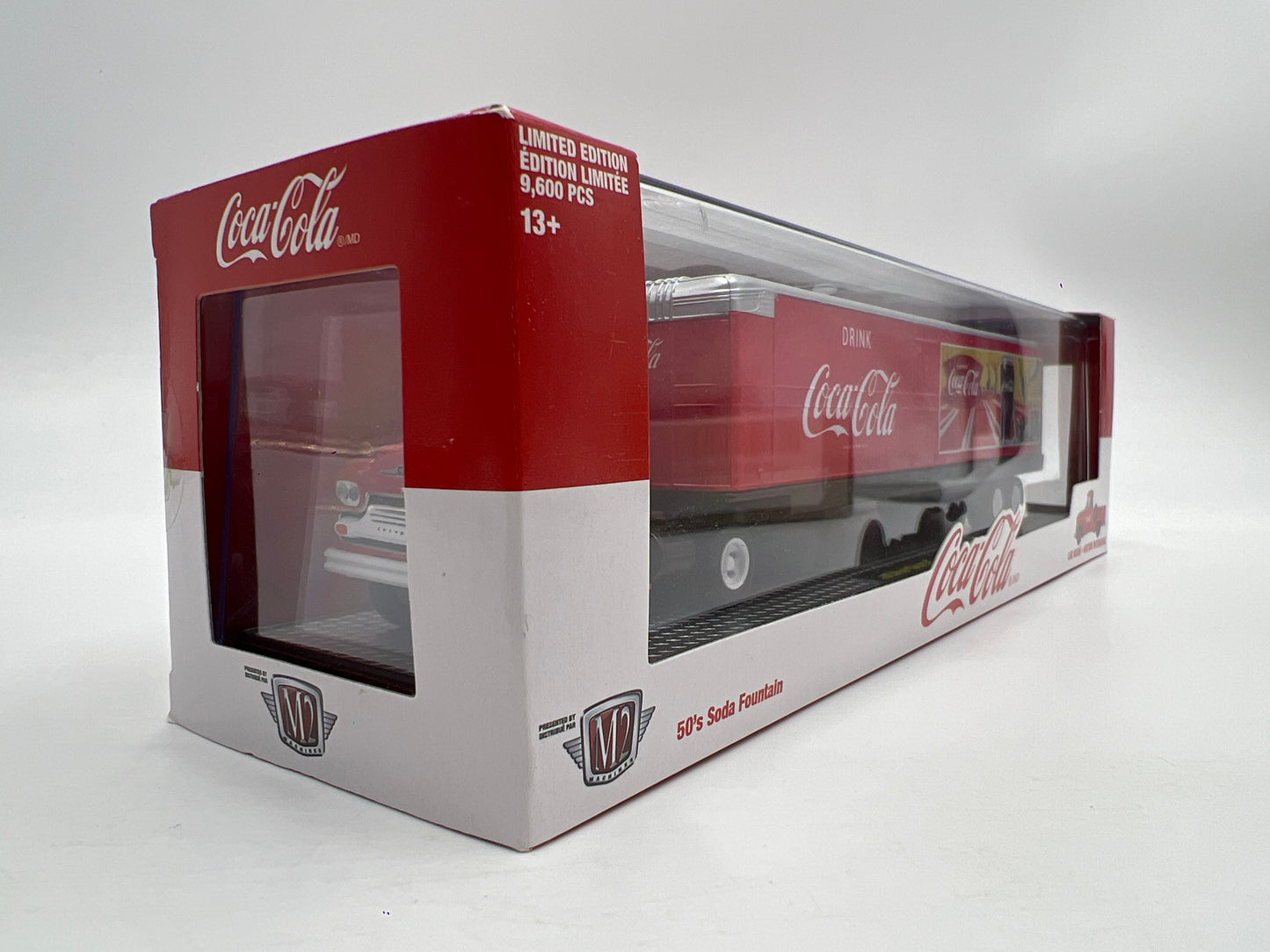 M2 Machines Auto Haulers Coca Cola 1958 Chevrolet Spartan LCF & 1958 Chevrolet Apache Stepside 50S01