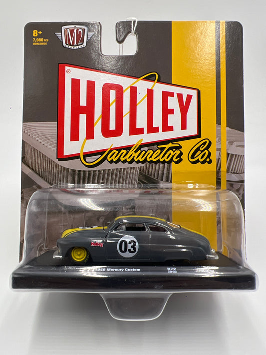 M2 Machines Auto Drivers 1949 Mercury Custom Gray Holley R72 192B