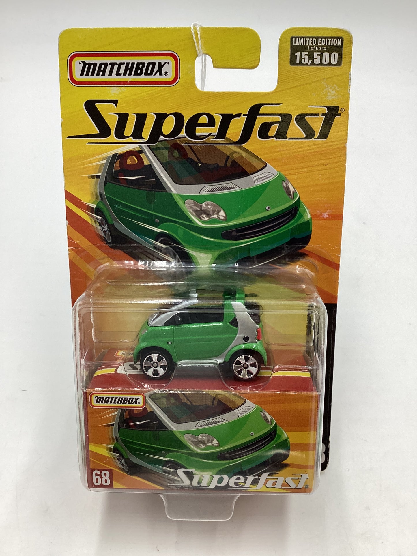 Matchbox Superfast #68 2005 Smart Fortwo Cabrio green 169B