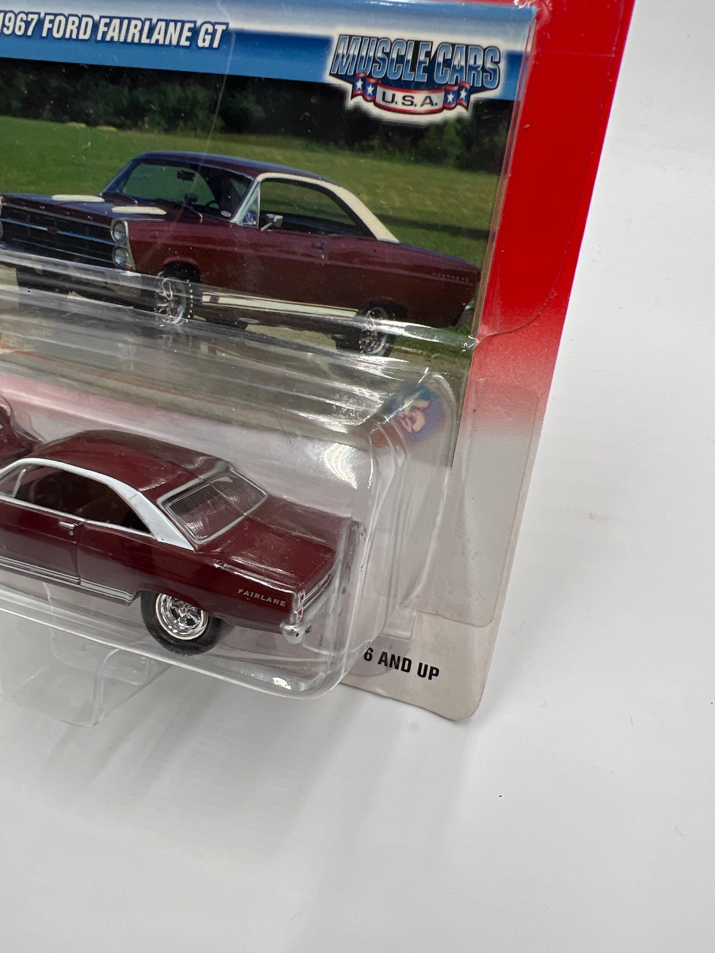 Johnny Lightning Muscle Cars USA #5 1967 Ford Fairlane GT Burgundy 218C