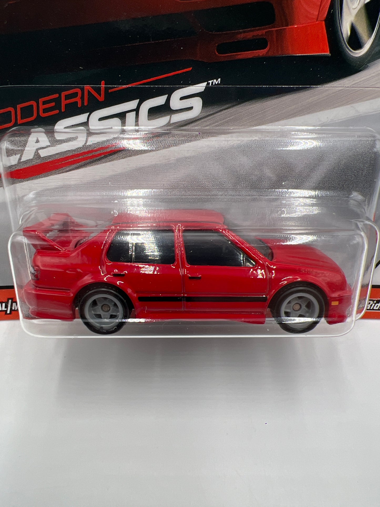Hot Wheels Premium Modern Classics #4 Volkswagen Jetta MK3 Red W/Protector