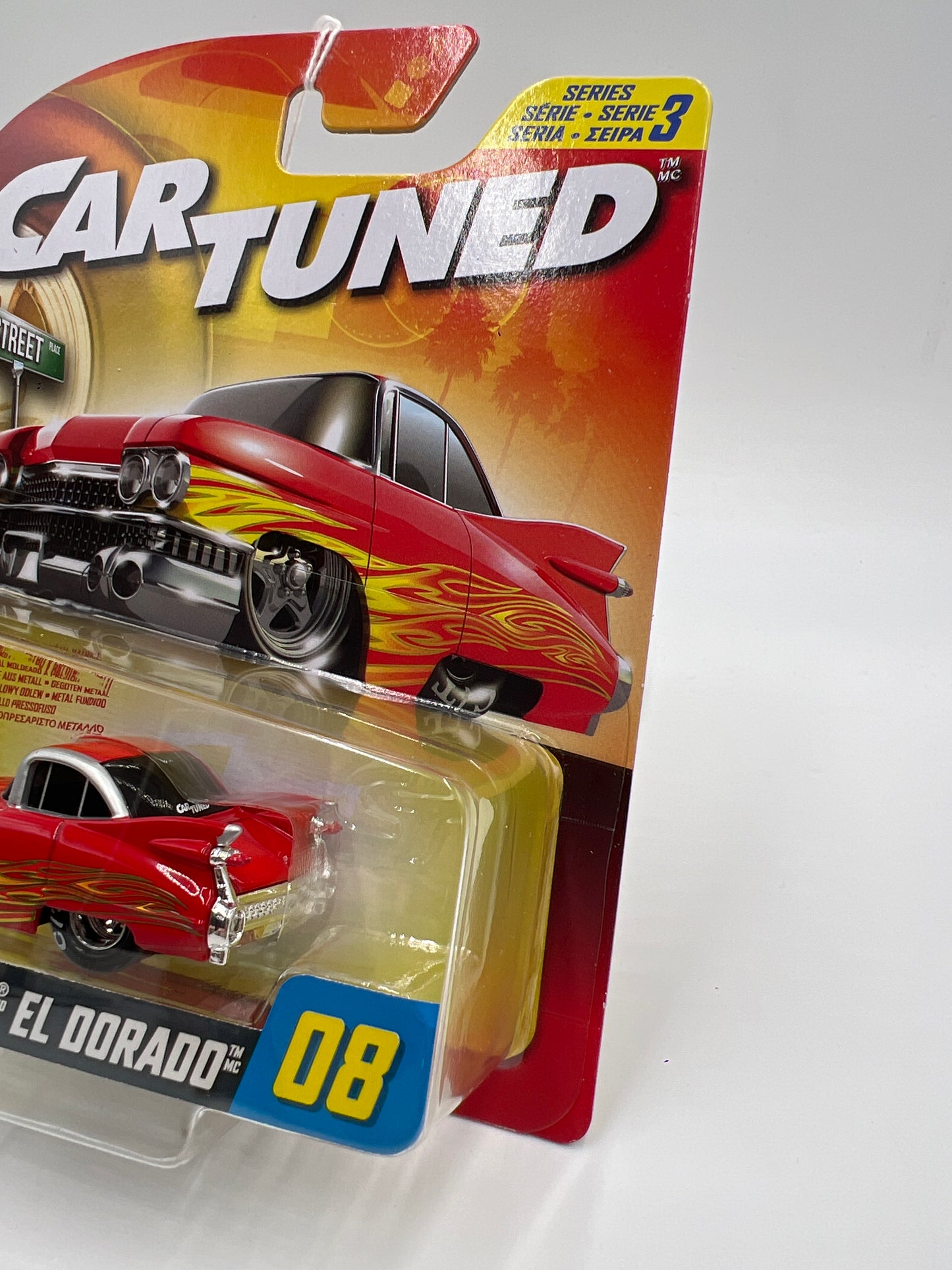 2025 MGA Car Tuned Series 3 #8 59 Cadillac El Dorado Red 179H