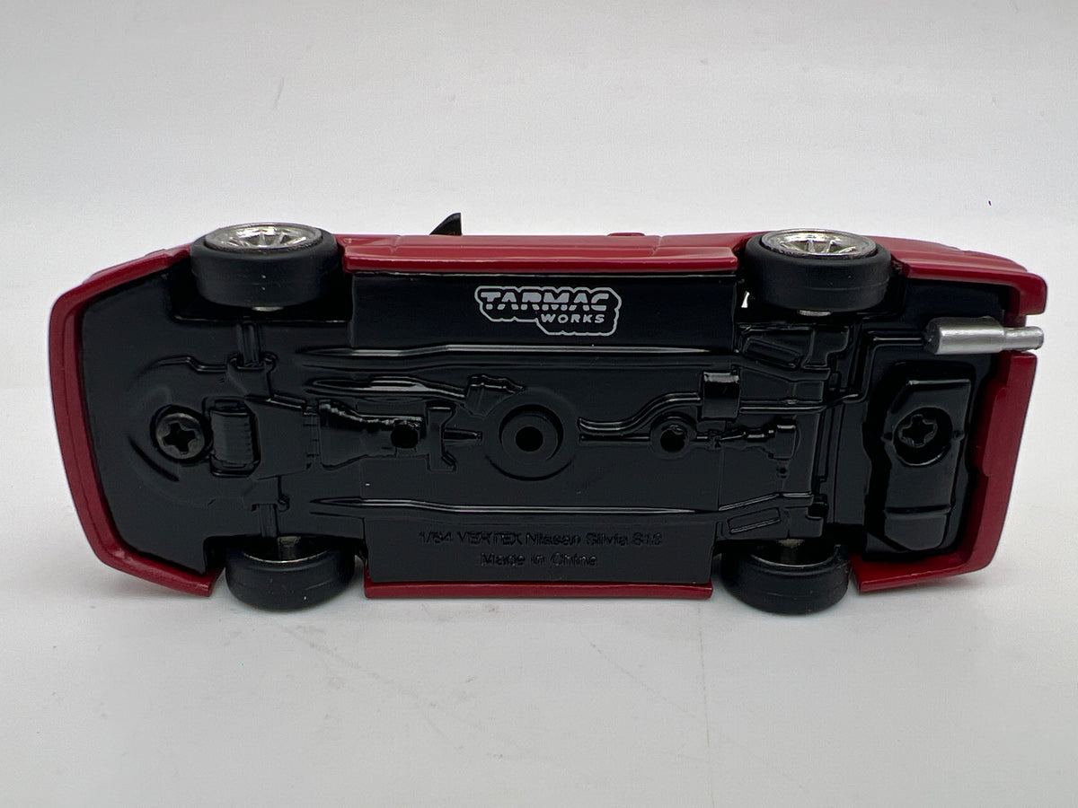 Tarmac Works x Global 64 VERTEX Nissan Silvia S13 Red