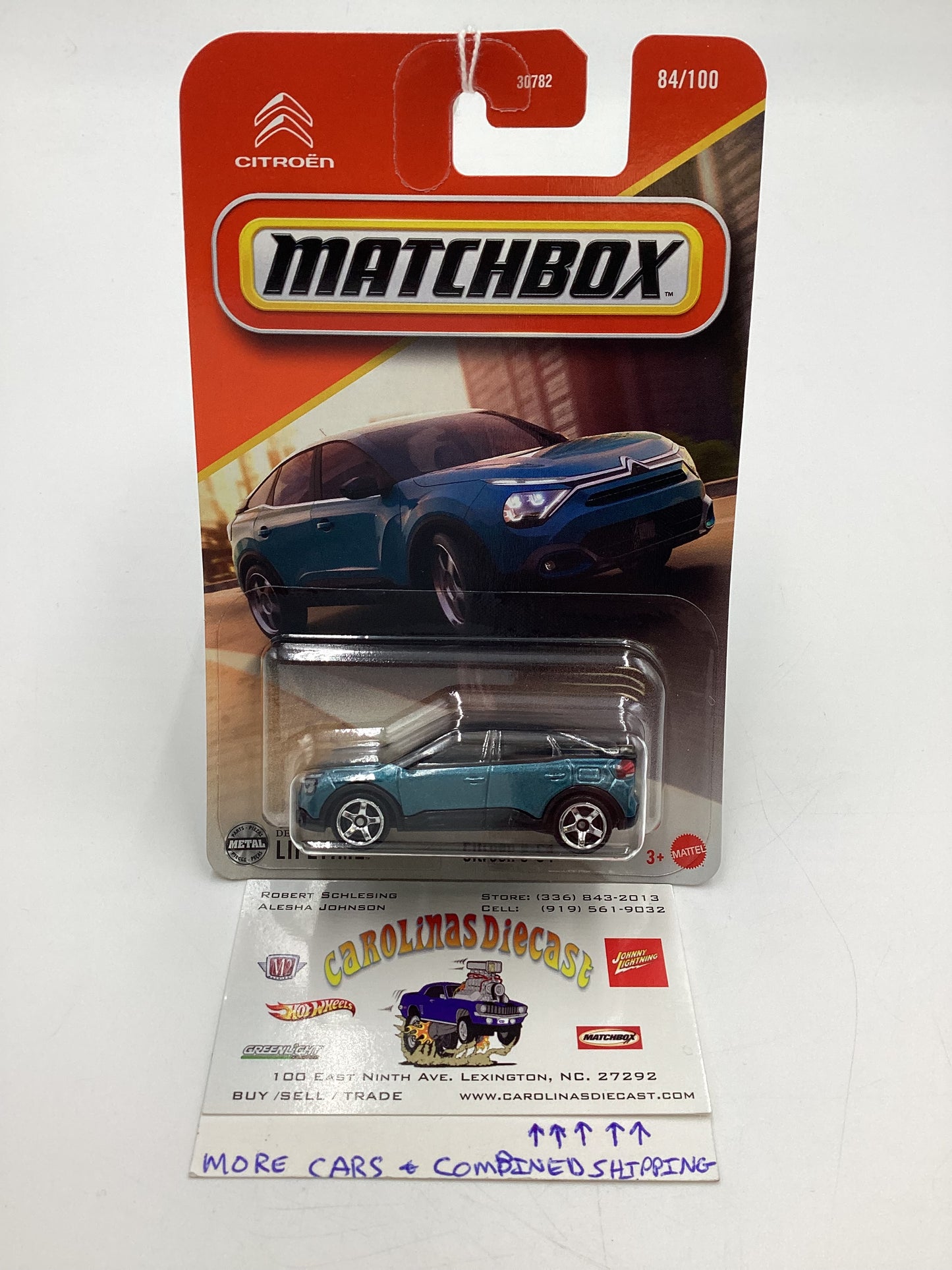 2025 Matchbox #84 Citroen e-C4 Blue 213G