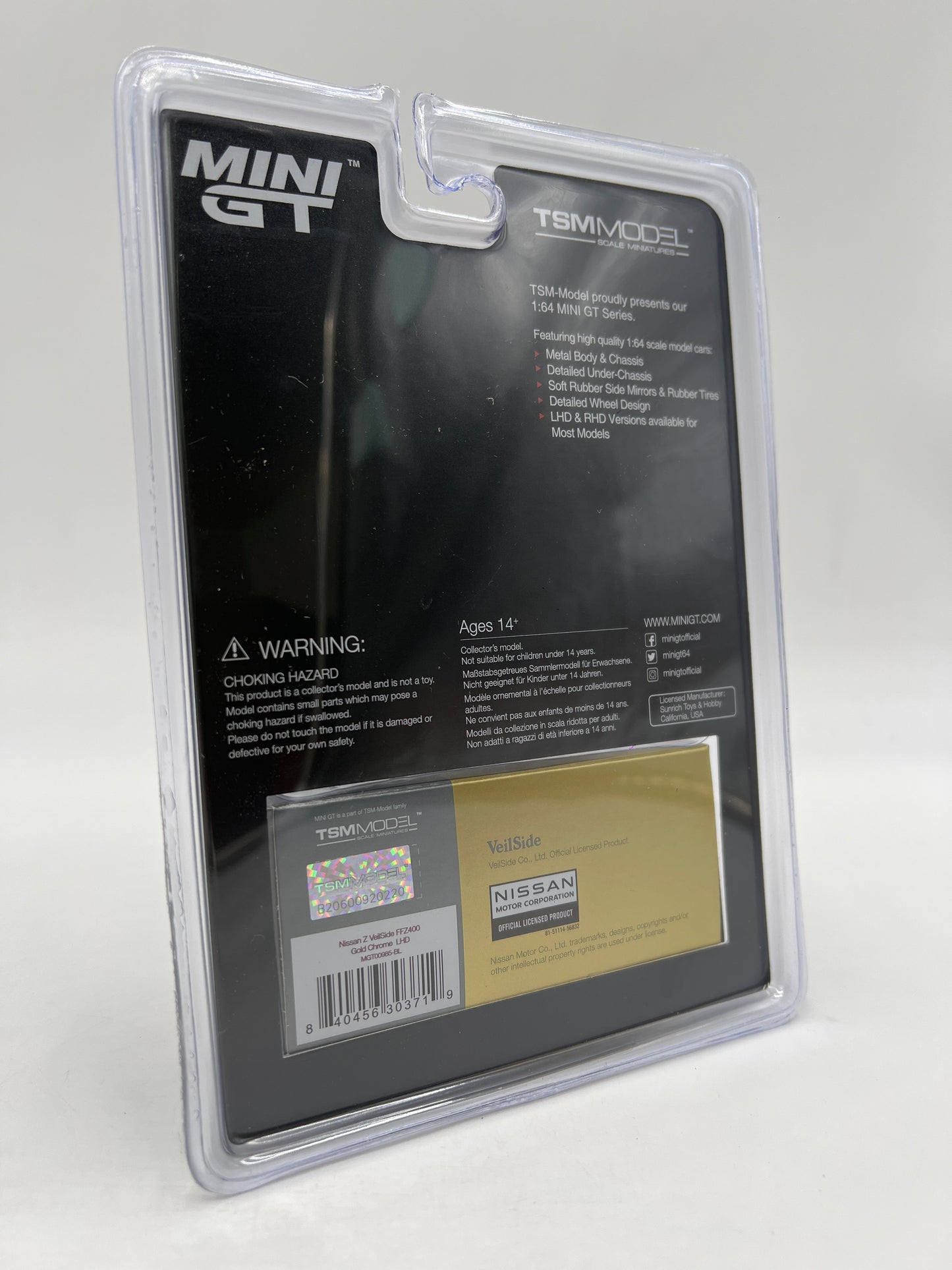 Mini GT #985 Nissan Z VeilSide FFZ400 Gold Chrome