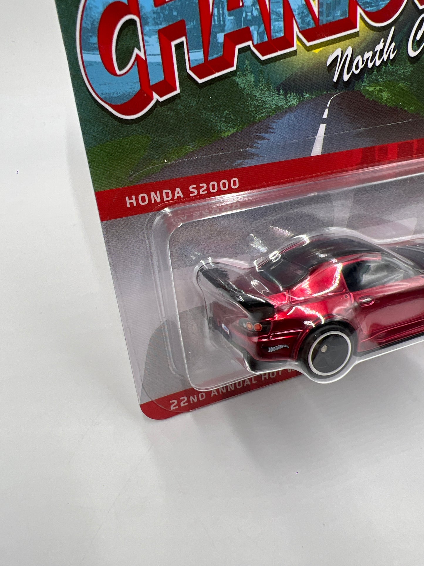 2022 Hot Wheels 22th Annual Collectors Nationals Charlotte 2949/6200 Honda S2000 Red W/Protector