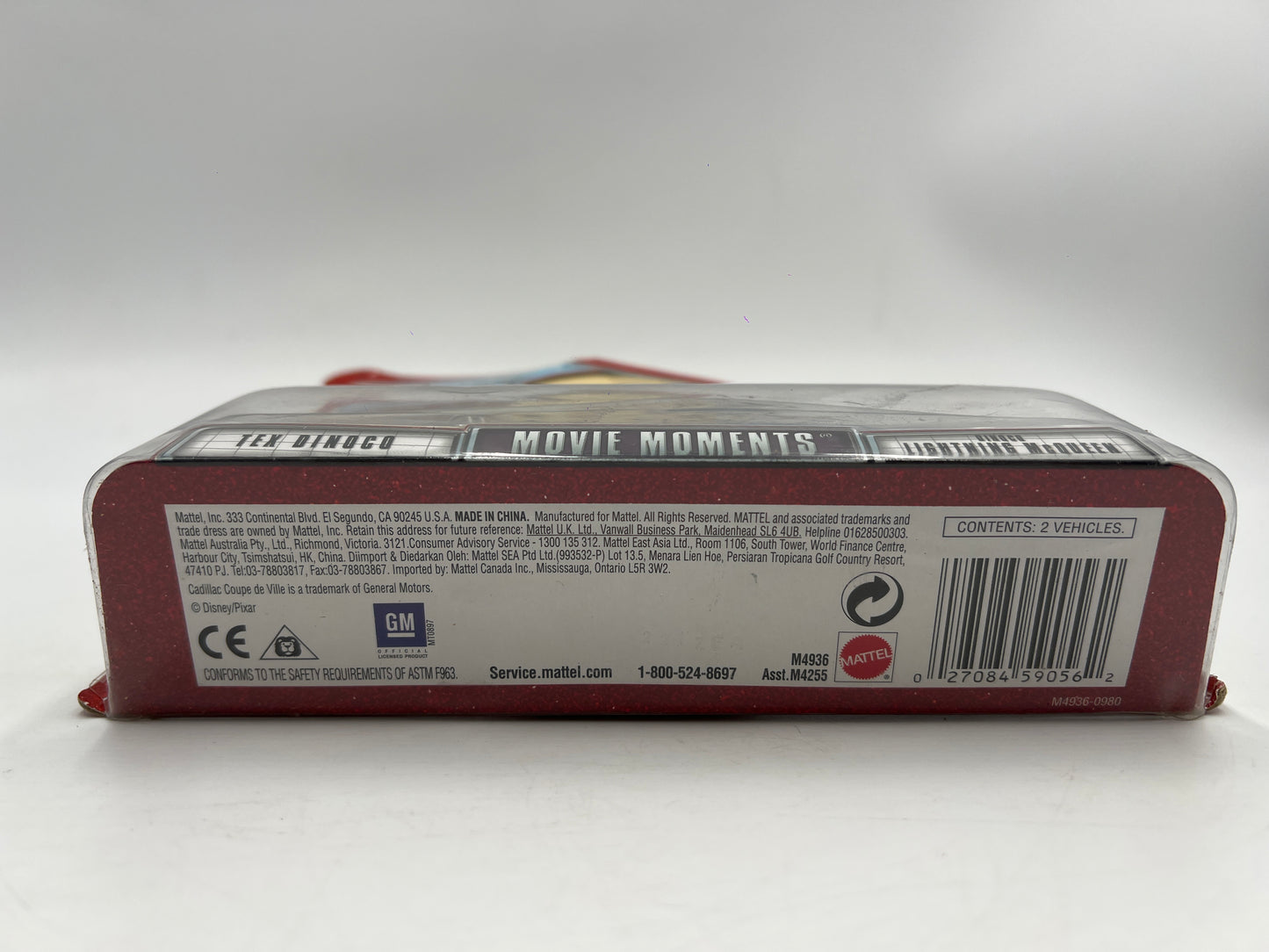 Disney Pixar The World Of Cars 2 Pack Movie Moments Tex Dinoco & Dinoco Lightning McQueen #2