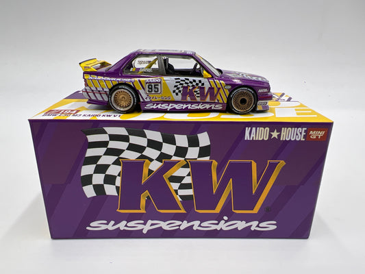 Mini GT Kaido House #194 BMW E30 M3 Kaido KW V1 Purple