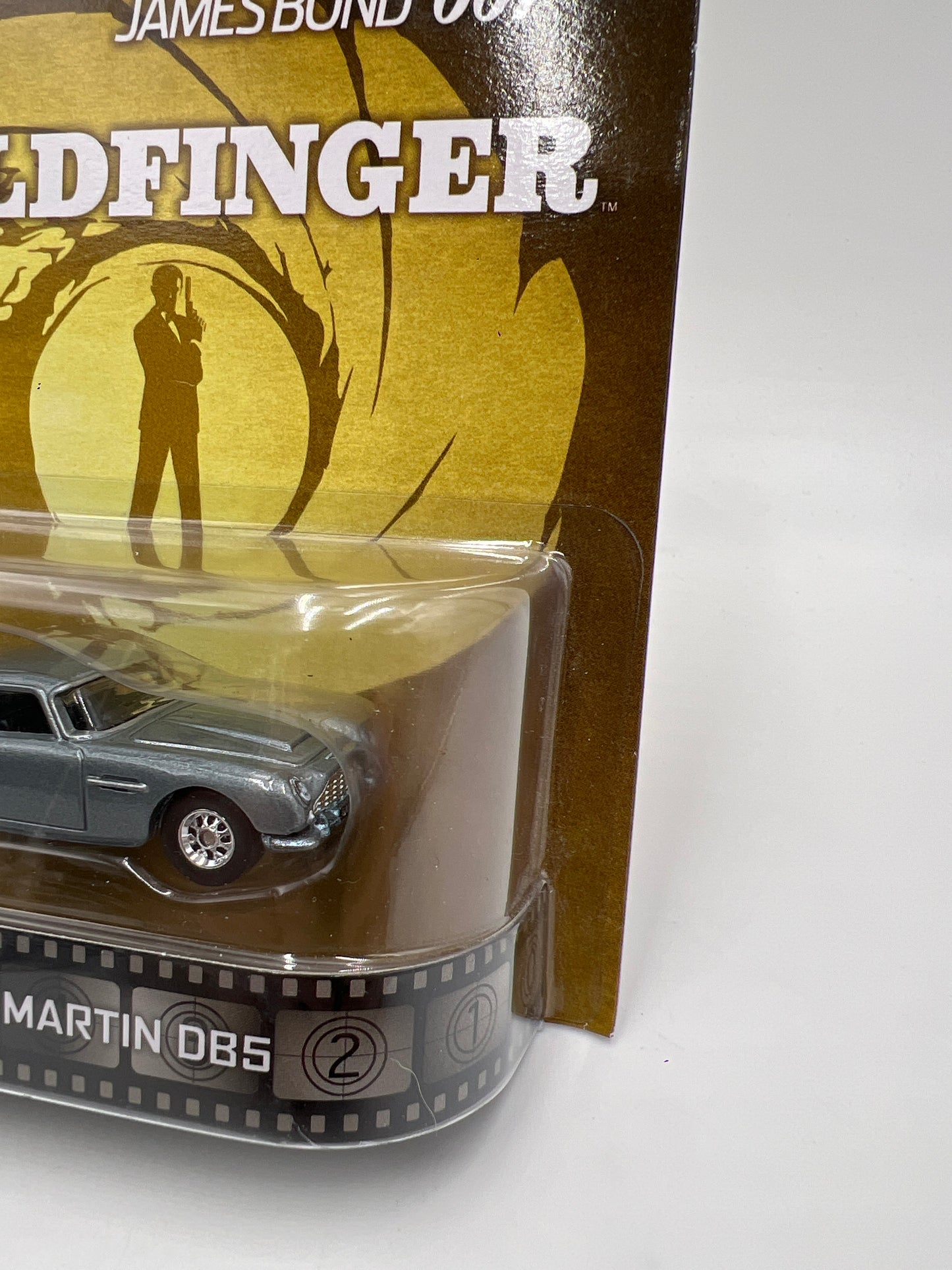 Hot Wheels Premium Retro Entertainment 007 Goldfinger 1963 Aston Martin DB5 Silver 244D