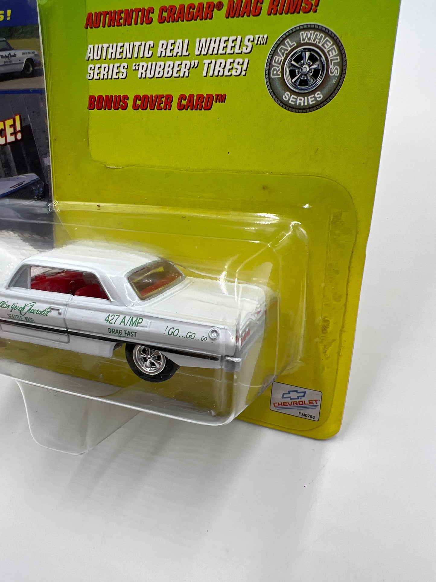 Johnny Lightning Super Chevy Chevy Impala Z-11 White 188A