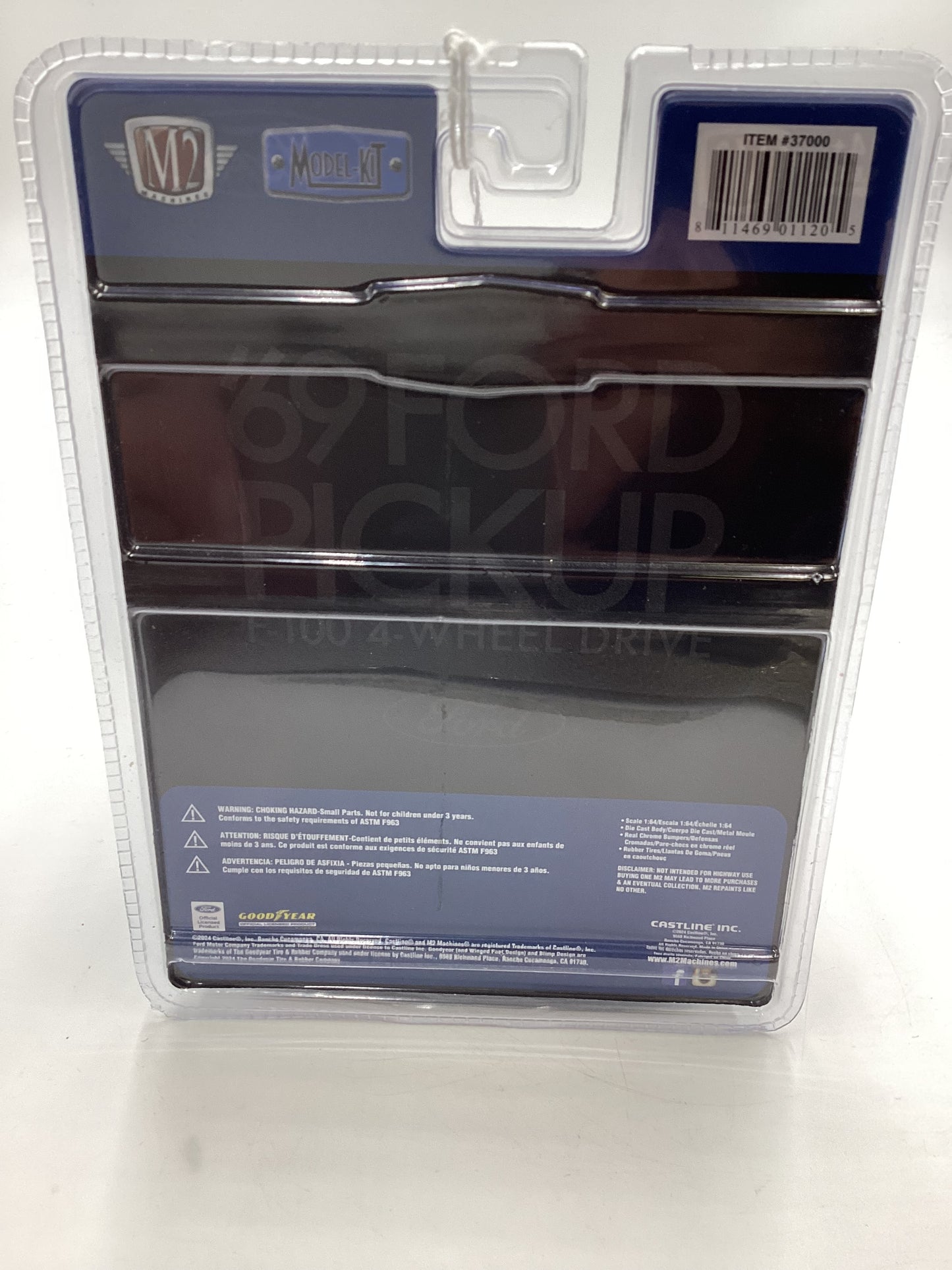 M2 Machines Model Kit 1969 Ford F-100 Ranger Truck 4x4 White R67 201G