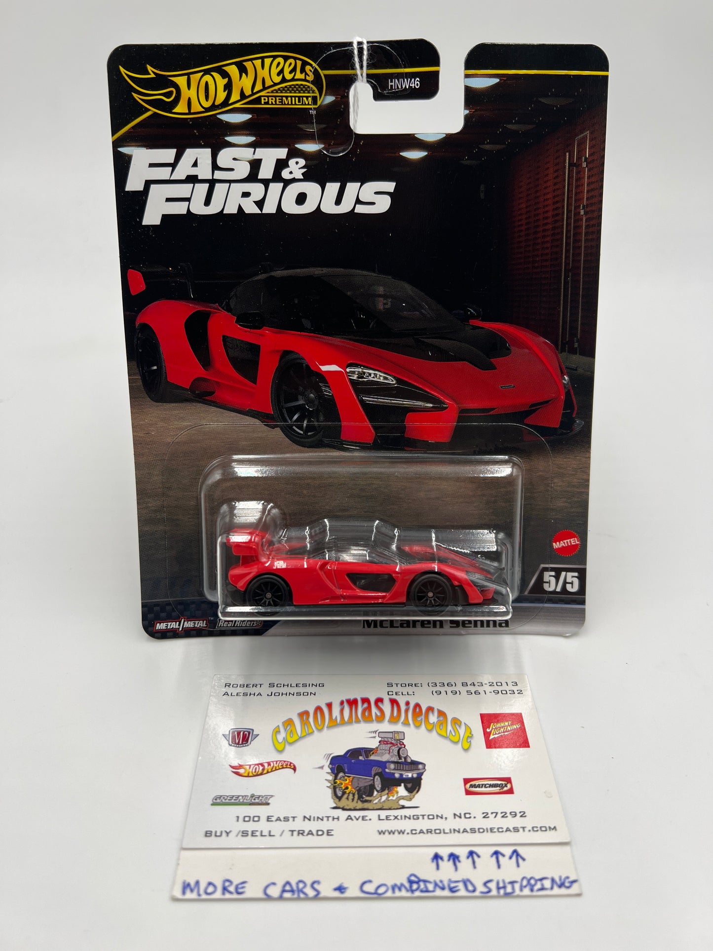 2024 Hot Wheels Gold Label Fast & Furious #5 McLaren Senna Red