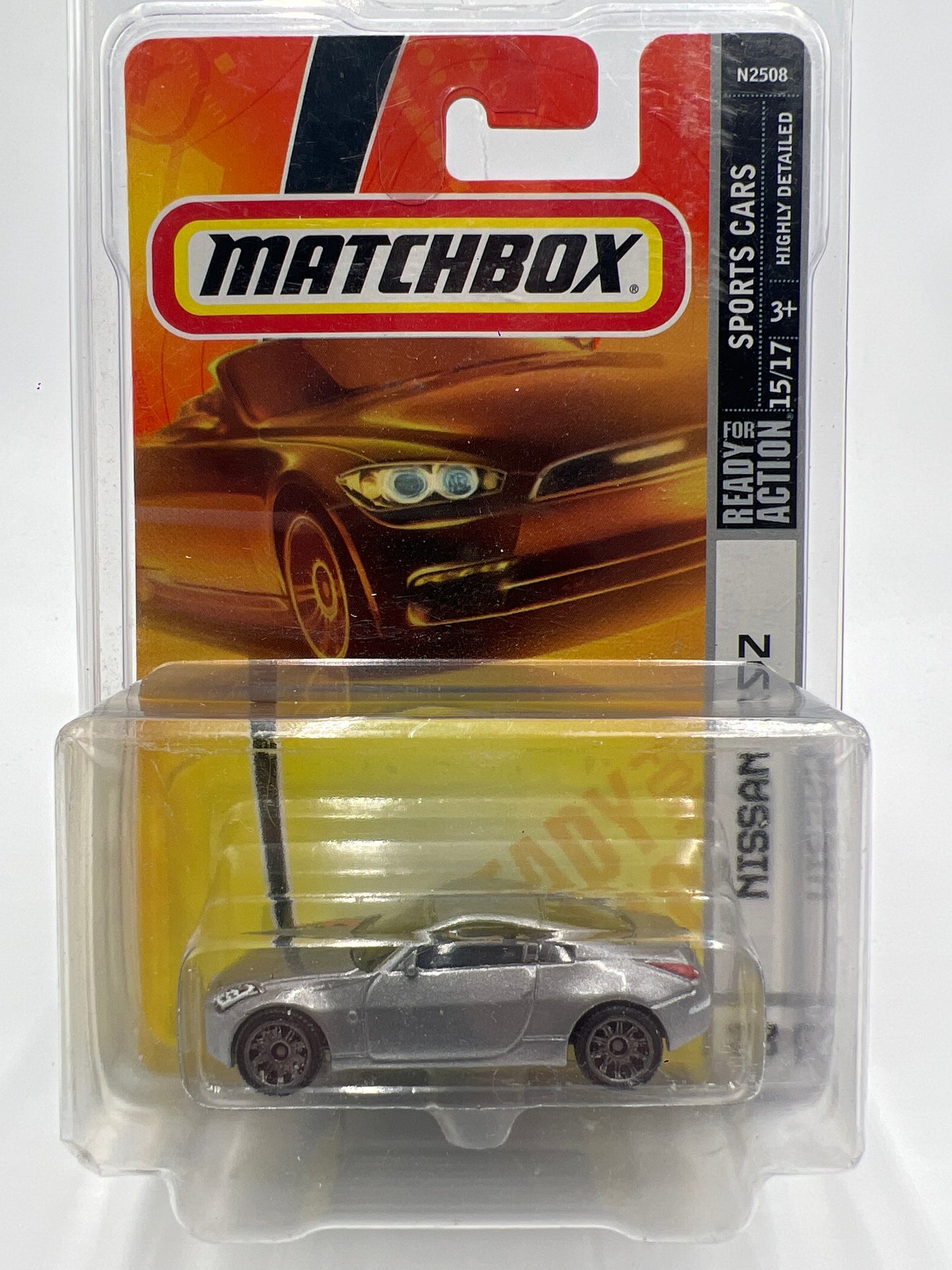 Matchbox #23 Sports Cars Nissan 350Z Silver W/Protector