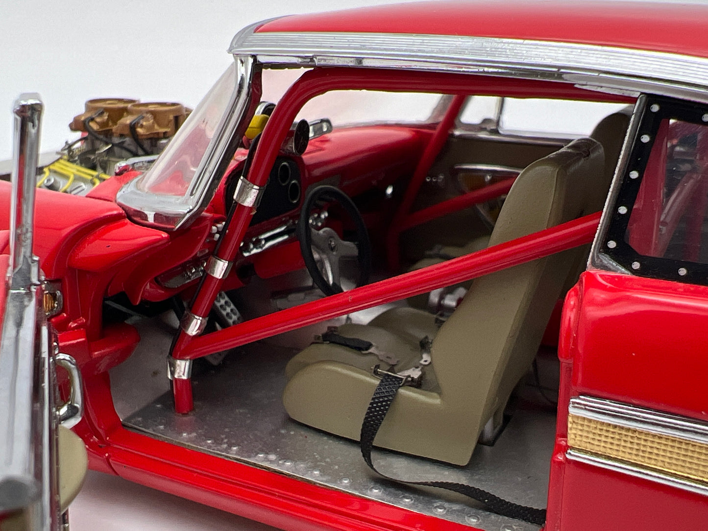 Danbury Mint 1/24 Scale 1958 Plymouth Fury Pro Street Red W/Box VHTF