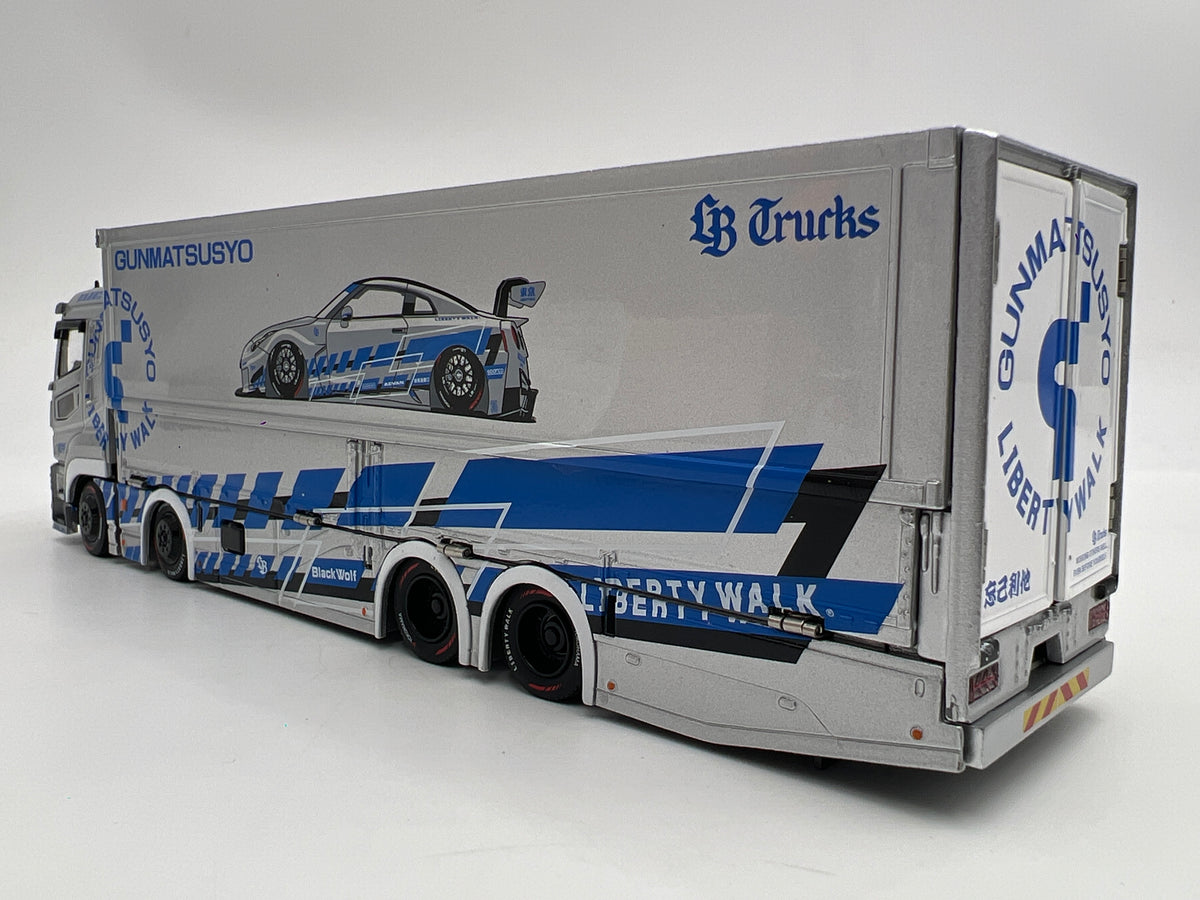 GCD 1/64 Scale Gunmatsusyo #635 LB Trucks Liberty Walk Mitsubishi Fuso Super Great