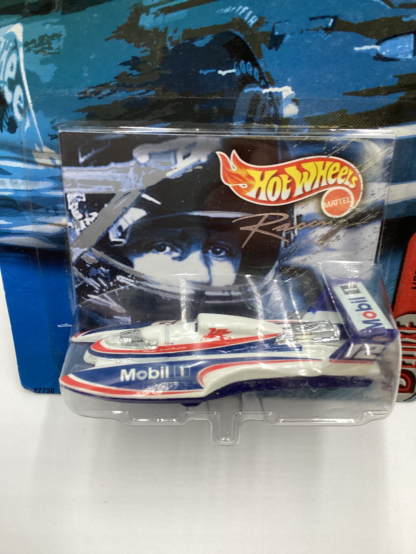 Hot Wheels Racing Hydroplane Series #4 Mobil 1 Hydroplane *Cracked Blister*