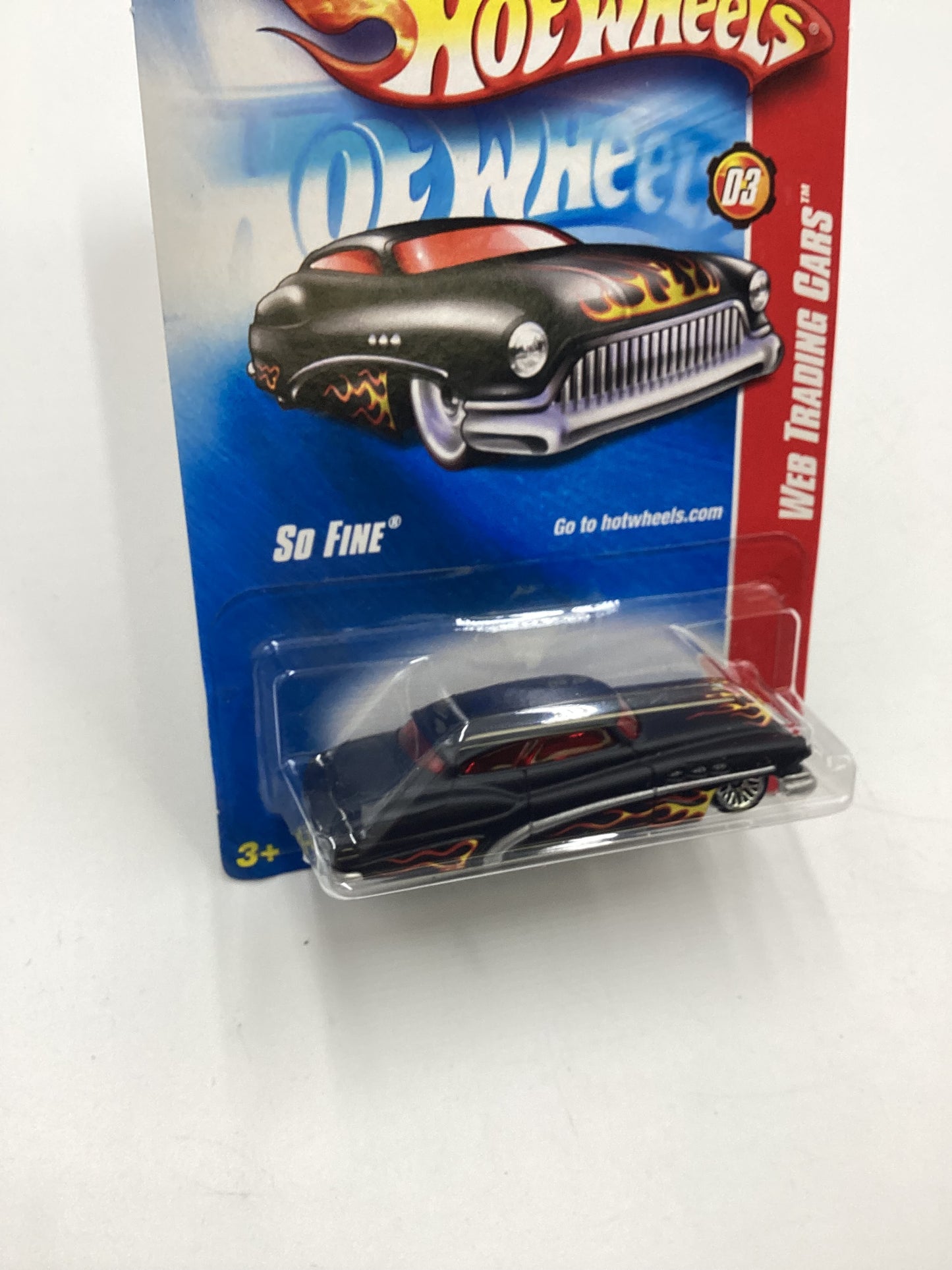 2008 Hot Wheels Web Trading Cars #79 So Fine Matte Black EE3