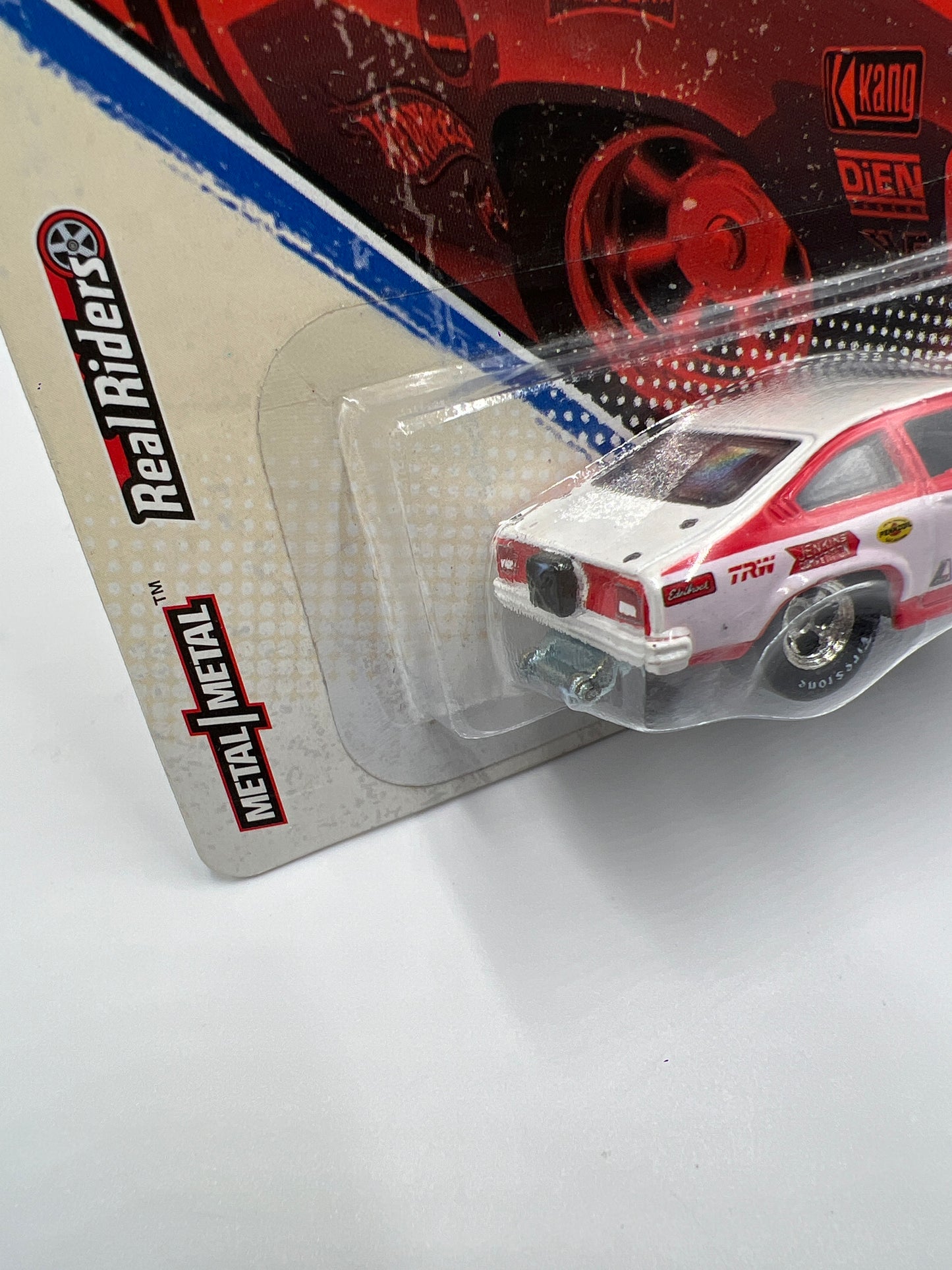 Hot Wheels Premium Vintage Racing #12 74 Chevy Vega Pro Stock Grumpys Toy White/Red W/Protector