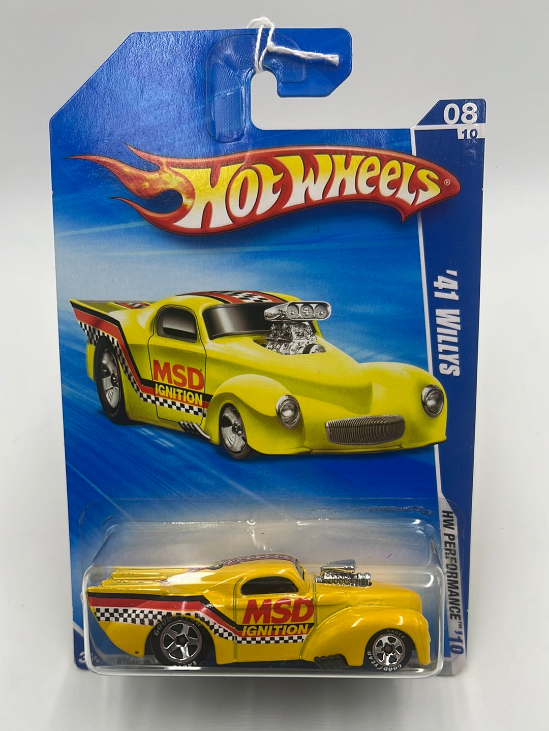 2010 Hot Wheels Performance ‘41 Willys Yellow Walmart Exclusive 106/240 236E