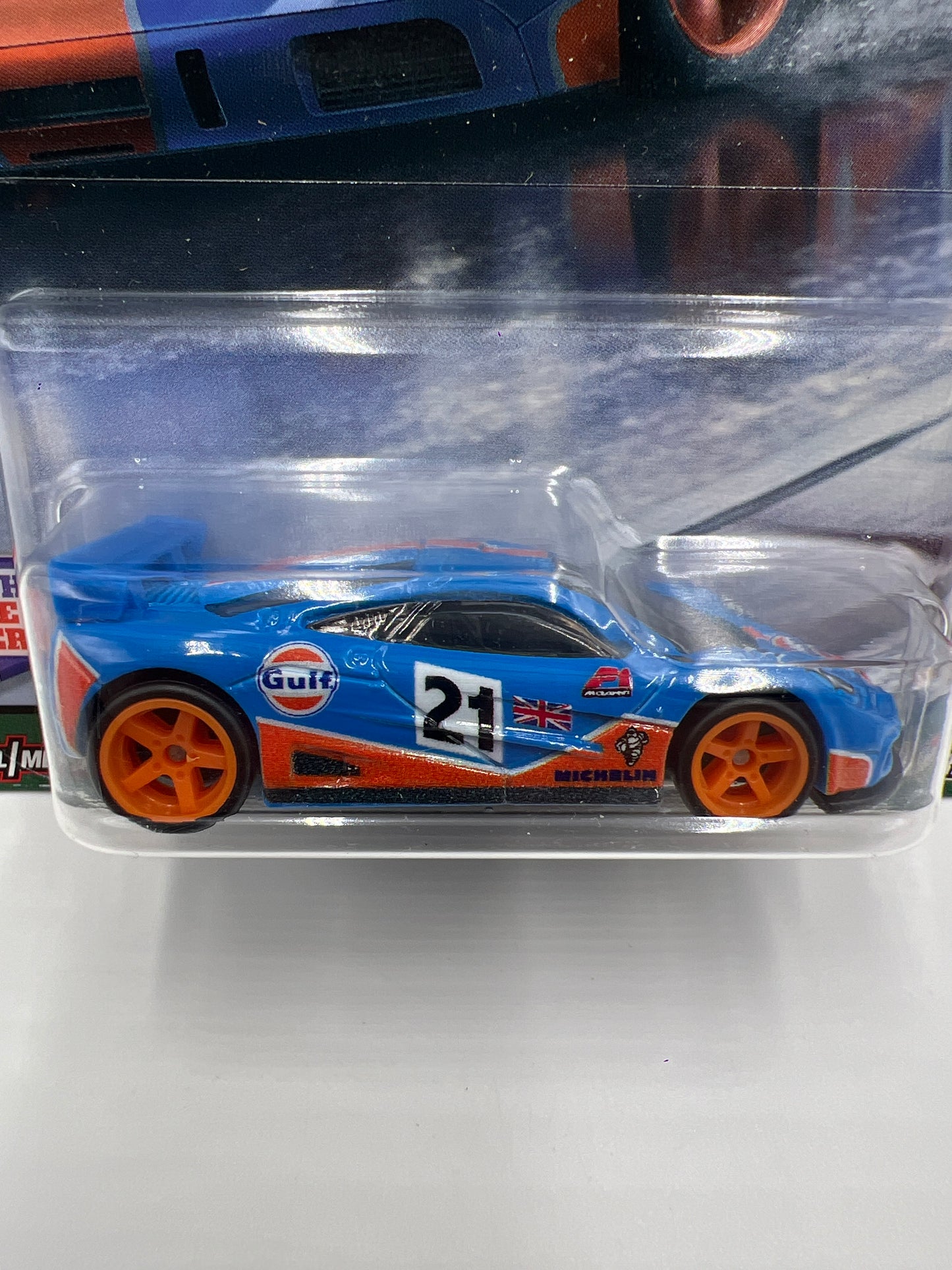 Hot Wheels Premium British Horsepower #1 McLaren F1 GTR Gulf Blue 253D