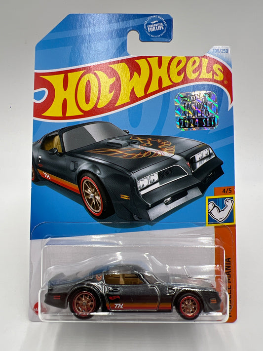 2024 Hot Wheels Factory Sealed Super Treasure Hunt #206 L Case 77 Pontiac Firebird T/A W/Protector