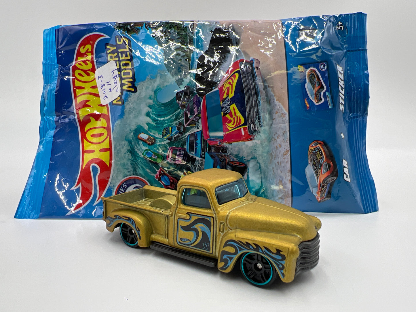 2018 Hot Wheels Mystery Models Series 3 #11 52 Chevy Gold