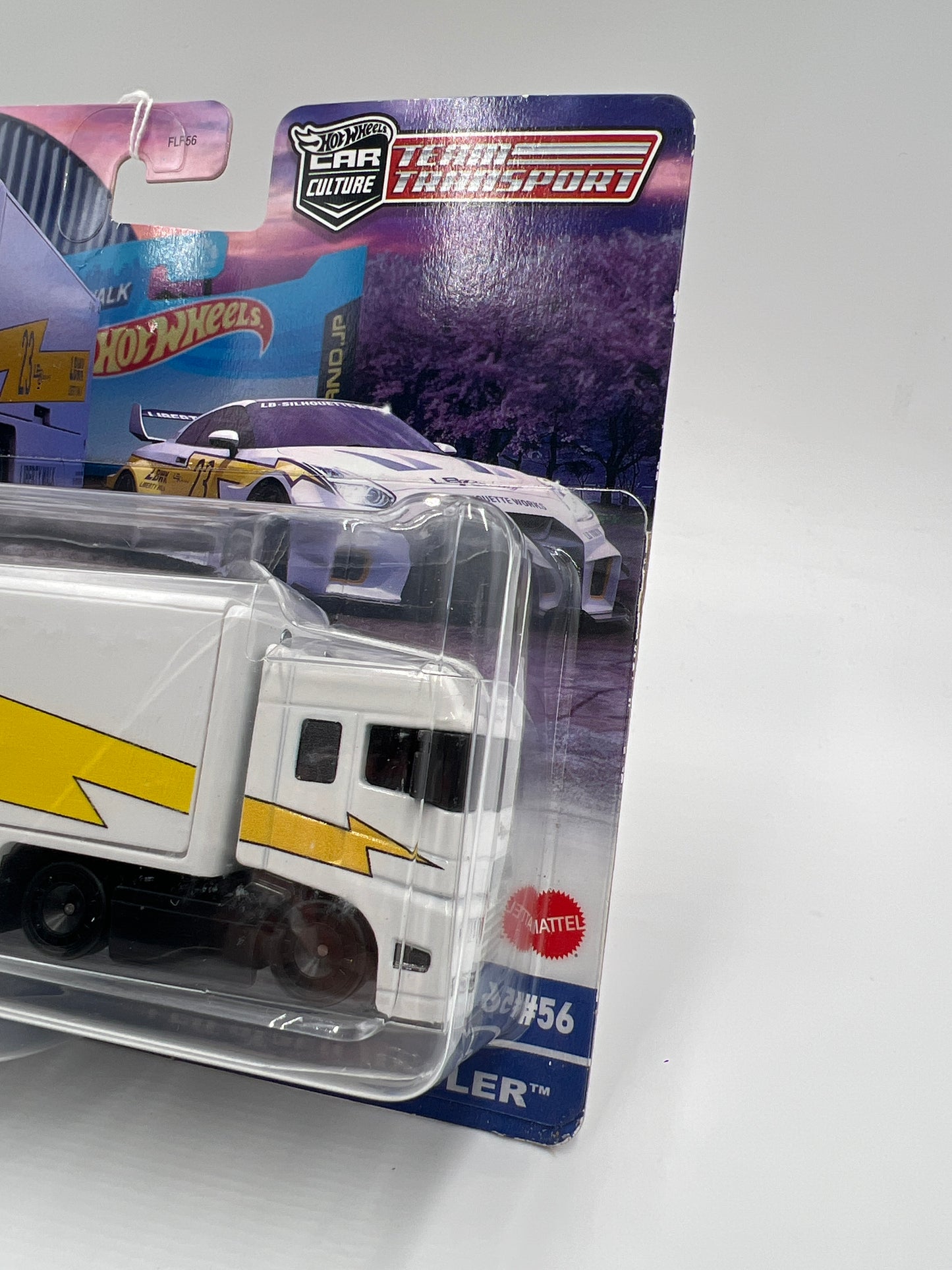 Hot Wheels Team Transport #56 LB-Silhouette GT Nissan 35GT-RR Ver.2 & Flipside Hauler Card Not Perfect