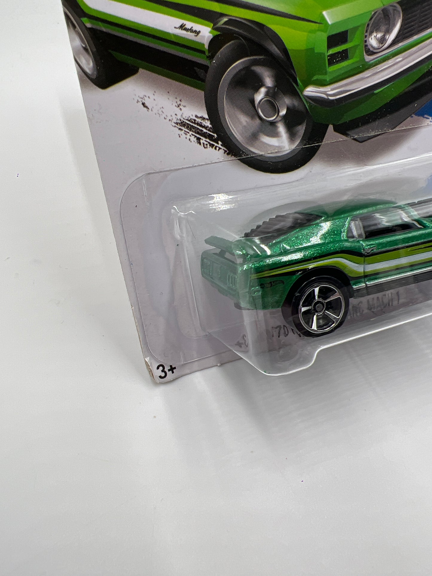 2014 Hot Wheels HW City #97 70 Ford Mustang Mach 1 Green 22C