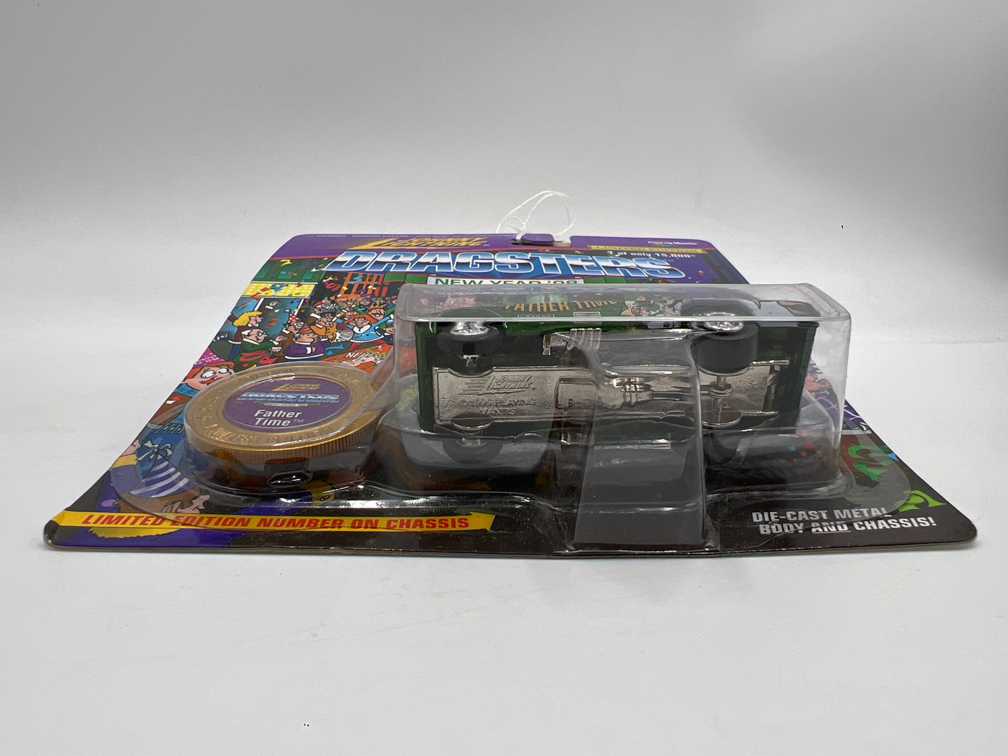 Johnny Lightning Dragsters New Year 98 #4229 Father Time Green 186C