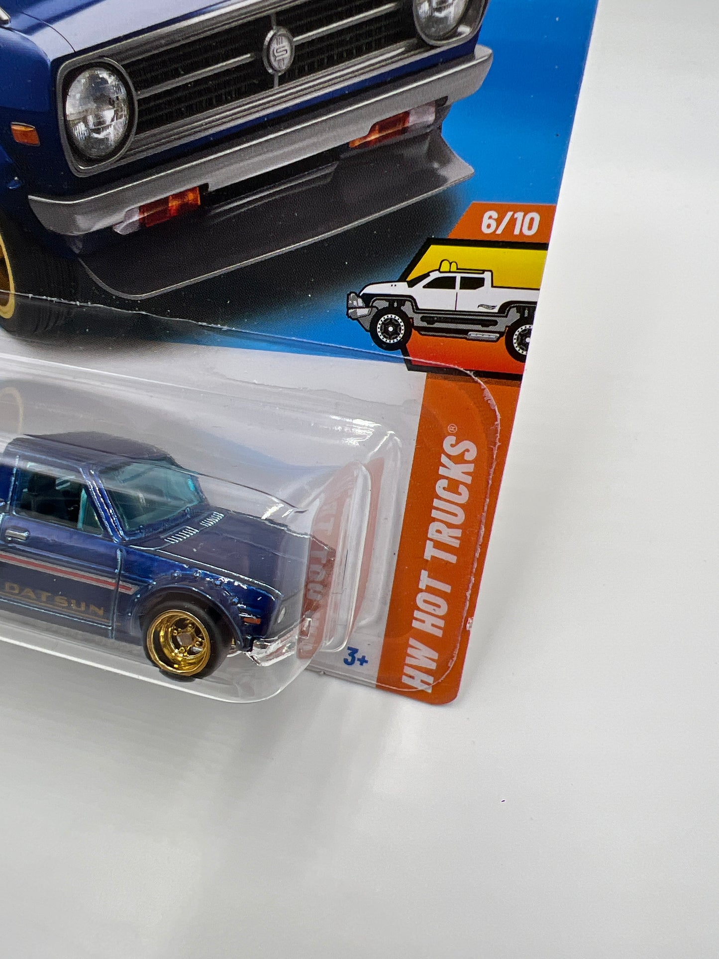 2025 Hot Wheels D Case Super Treasure Hunt #93 1975 Datsun Sunny Truck B120 Blue W/Protector