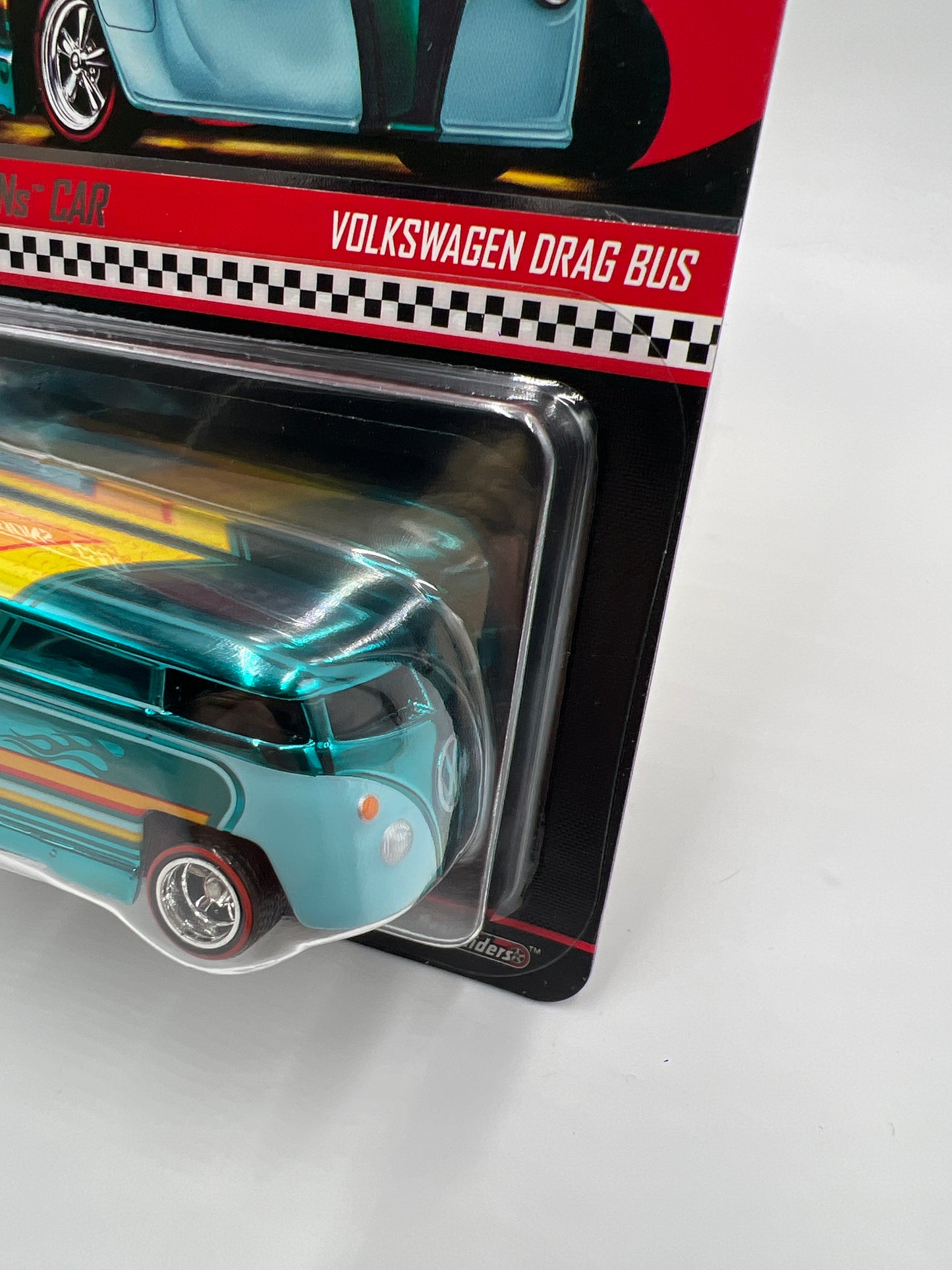 2024 Hot Wheels RLC sELECTIONs Car Volkswagen Drag Bus Blue W/Protector