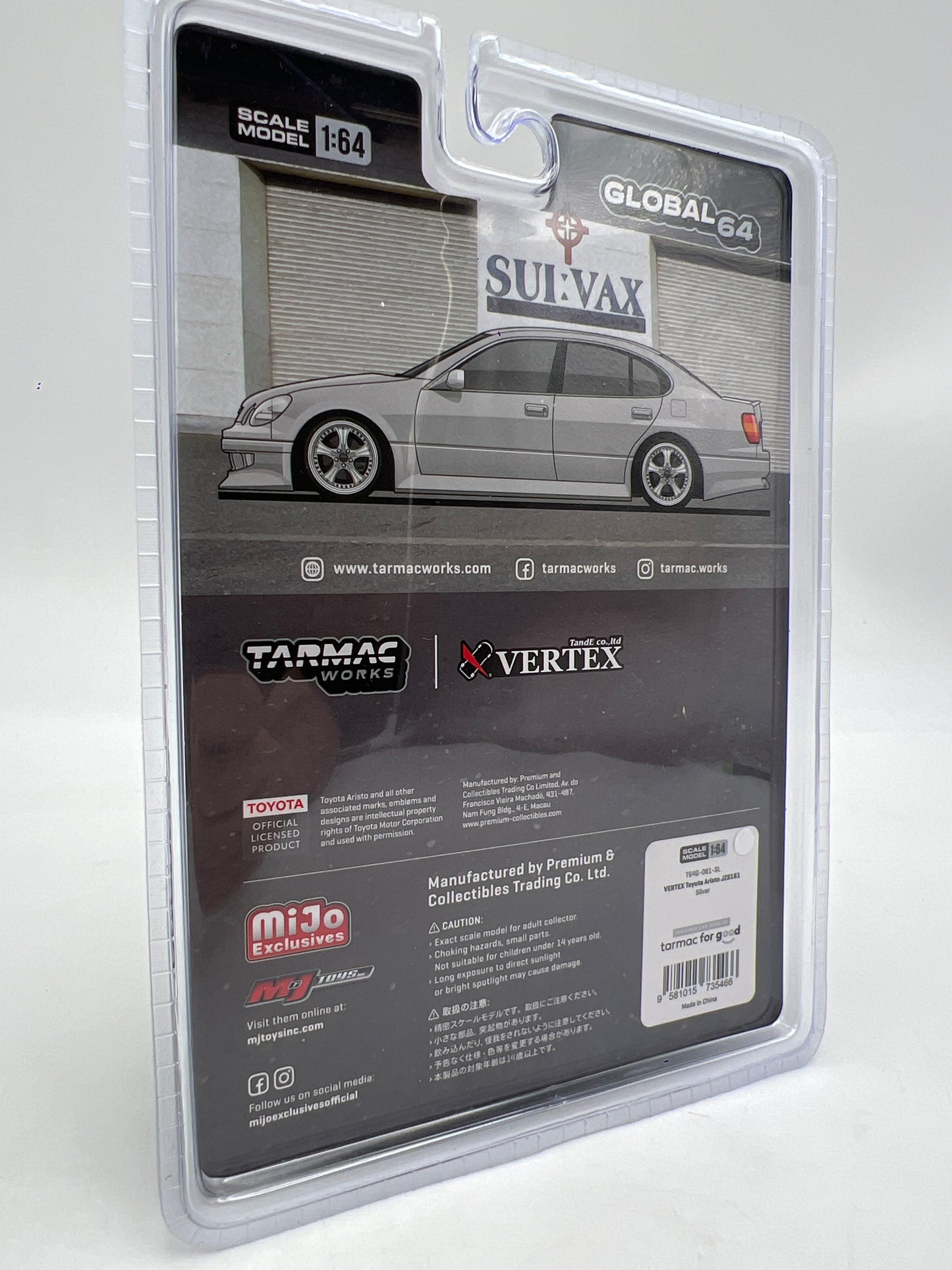 Tarmac Works Mijo Exclusives CHASE VERTEX Toyota Aristo JZS161