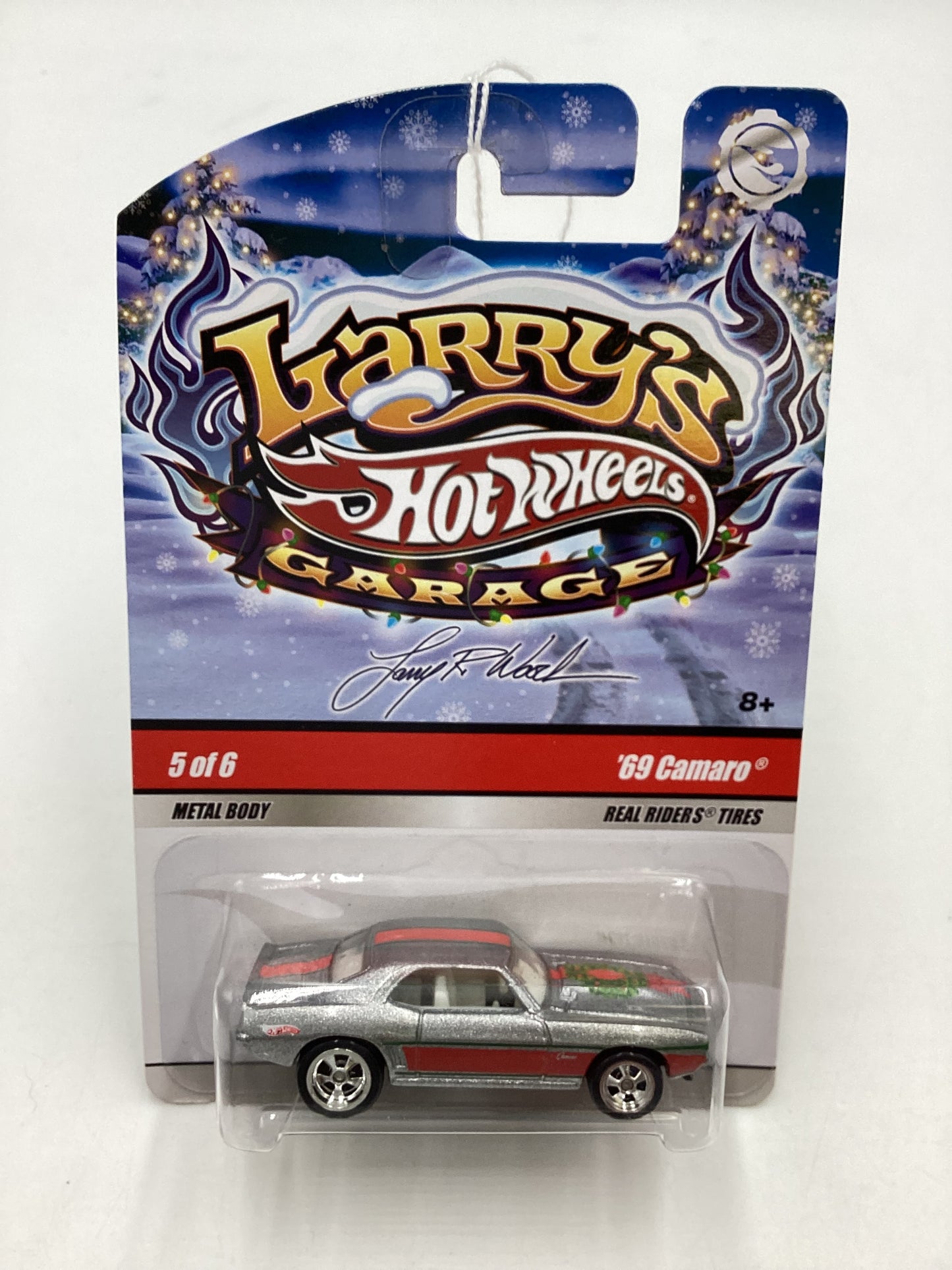 Hot wheels Larrys garage 5/6 Silver 69 Camaro 245B