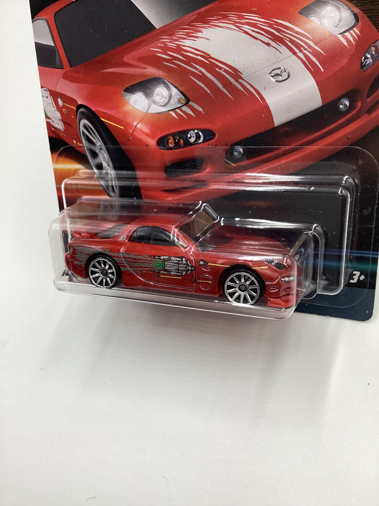 Hot wheels 2023 The Fast and furious #1 95 Mazda RX-7 Cracked Blister 70A