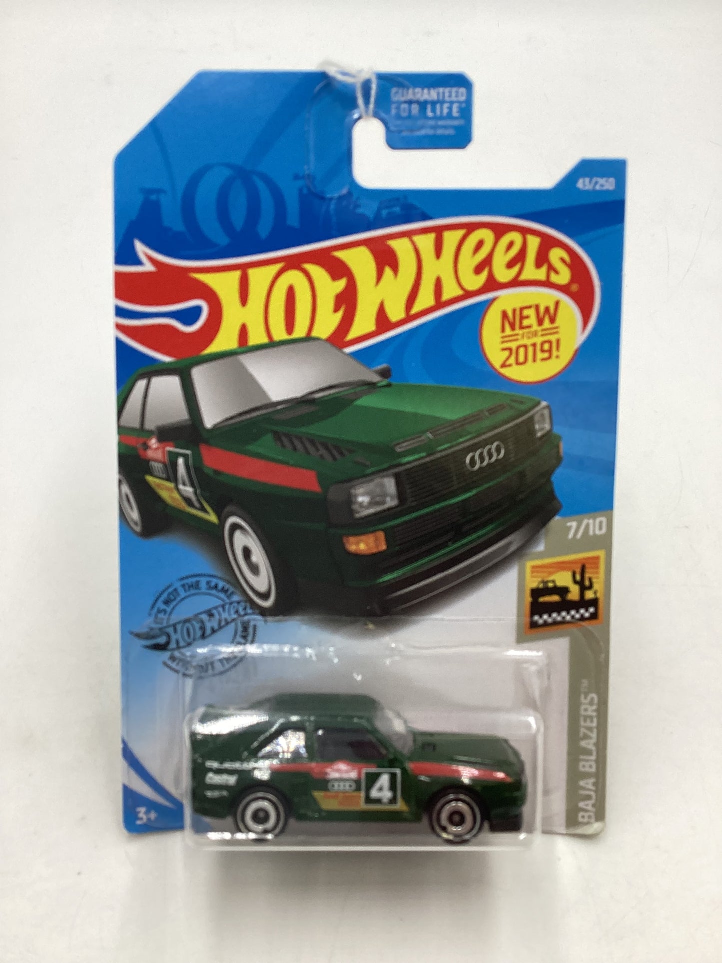 2019 Hot Wheels #43 84 Audi Sport Quattro Green 107C