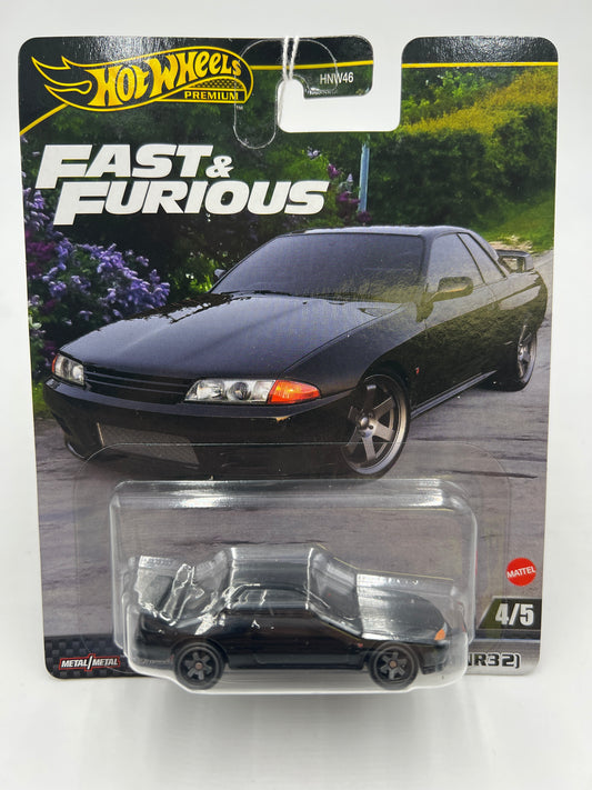 Hot Wheels Fast & Furious #4 Nissan Skyline GT-R BNR32 Black 248B