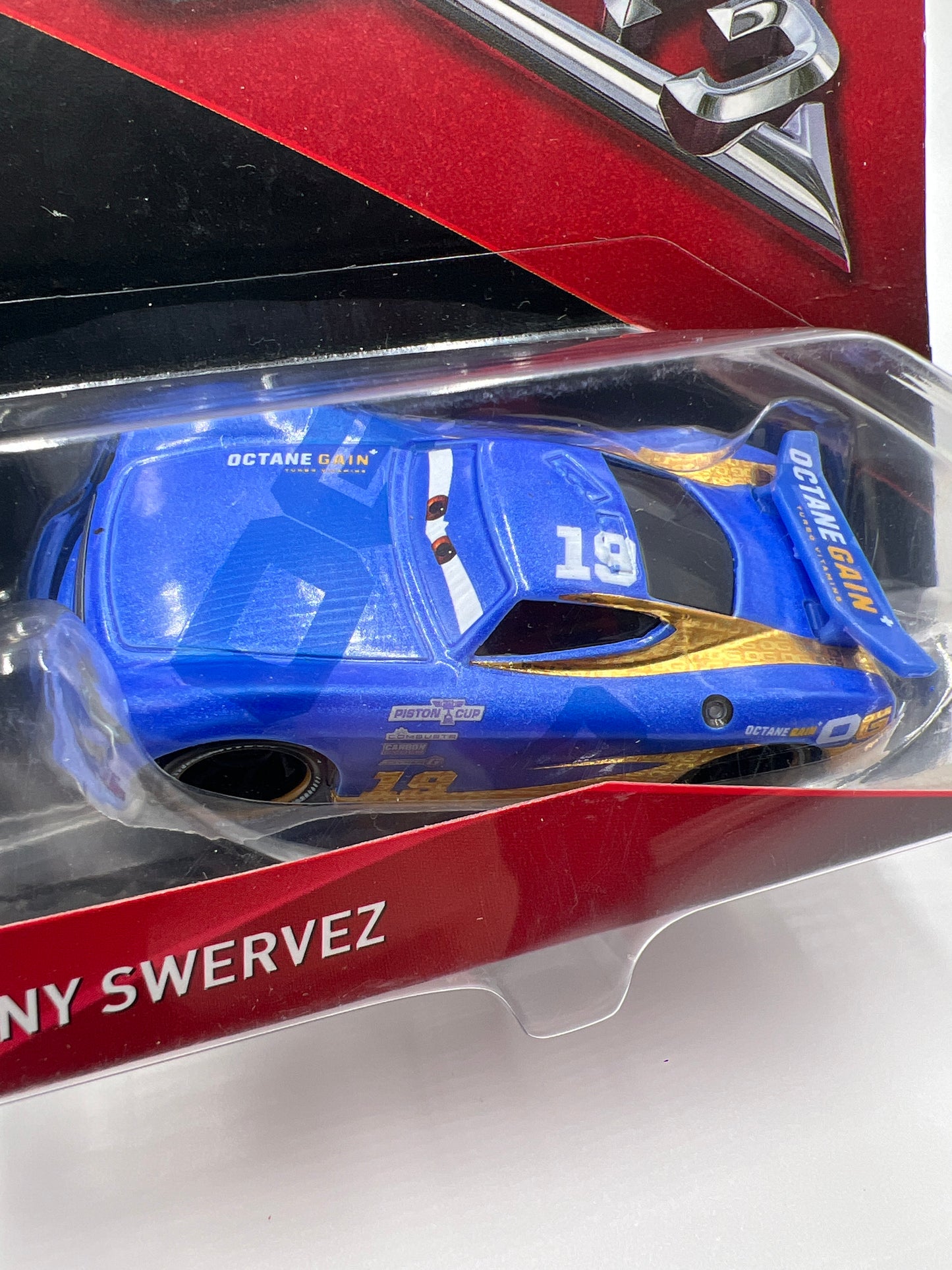 Disney Pixar Cars 3 Danny Swervez #19 Blue