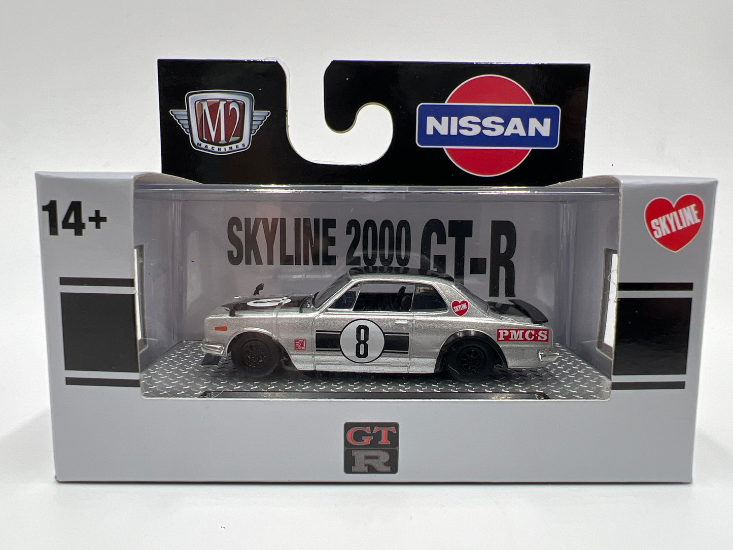 M2 Machines Detroit Muscle 1971 Nissan Skyline GT-R Silver R85