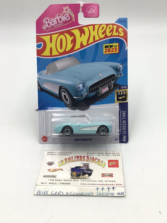 2023 hot wheels Q Case #183 1956 Corvette Barbie 7C