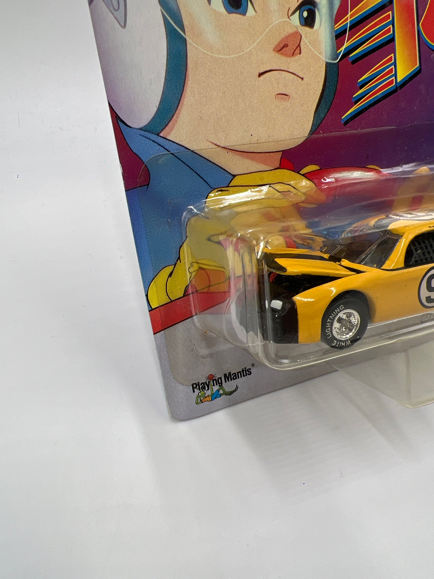 Johnny Lightning White Lightning Chase Speed Racer 2000 CEL #4 Racer X Stock Car Yellow